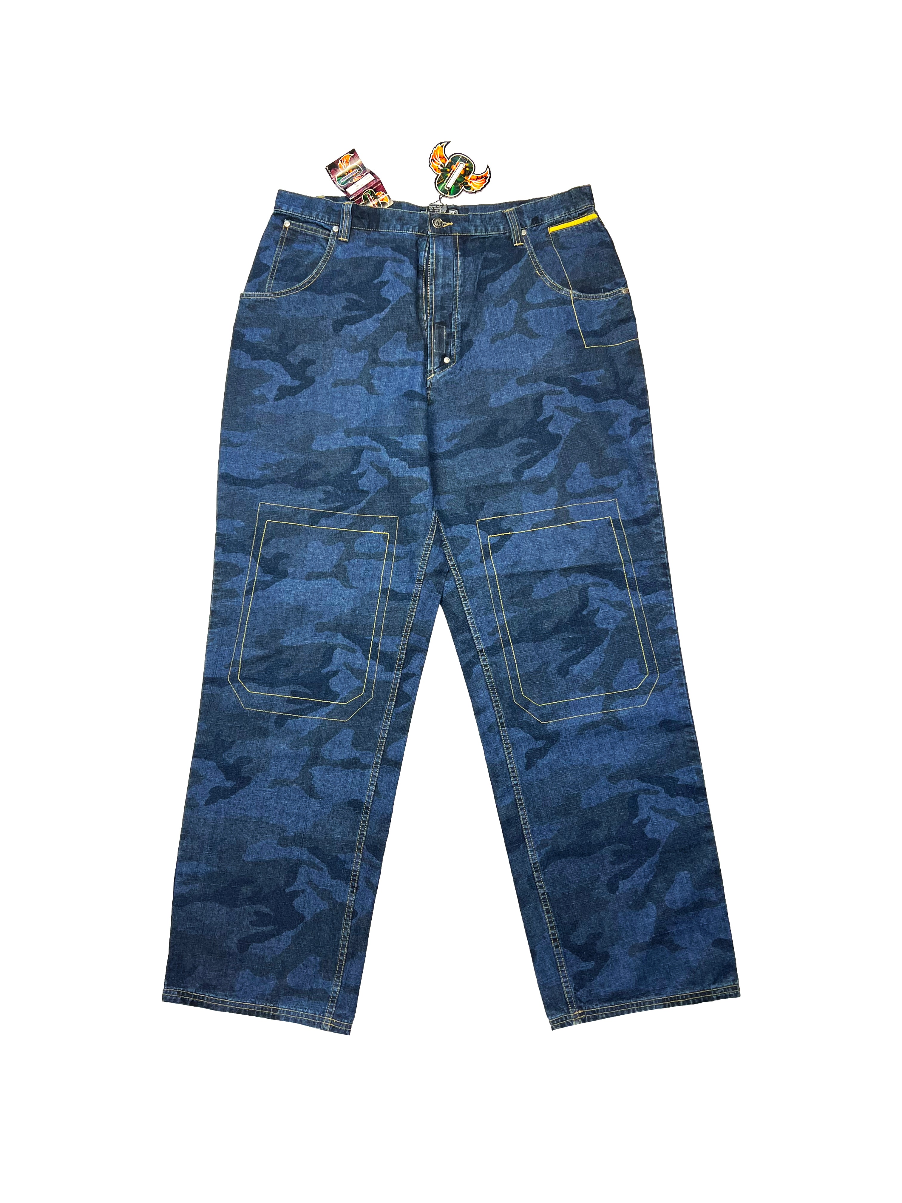 Outkast Blue Camo Jeans BNWT 90's