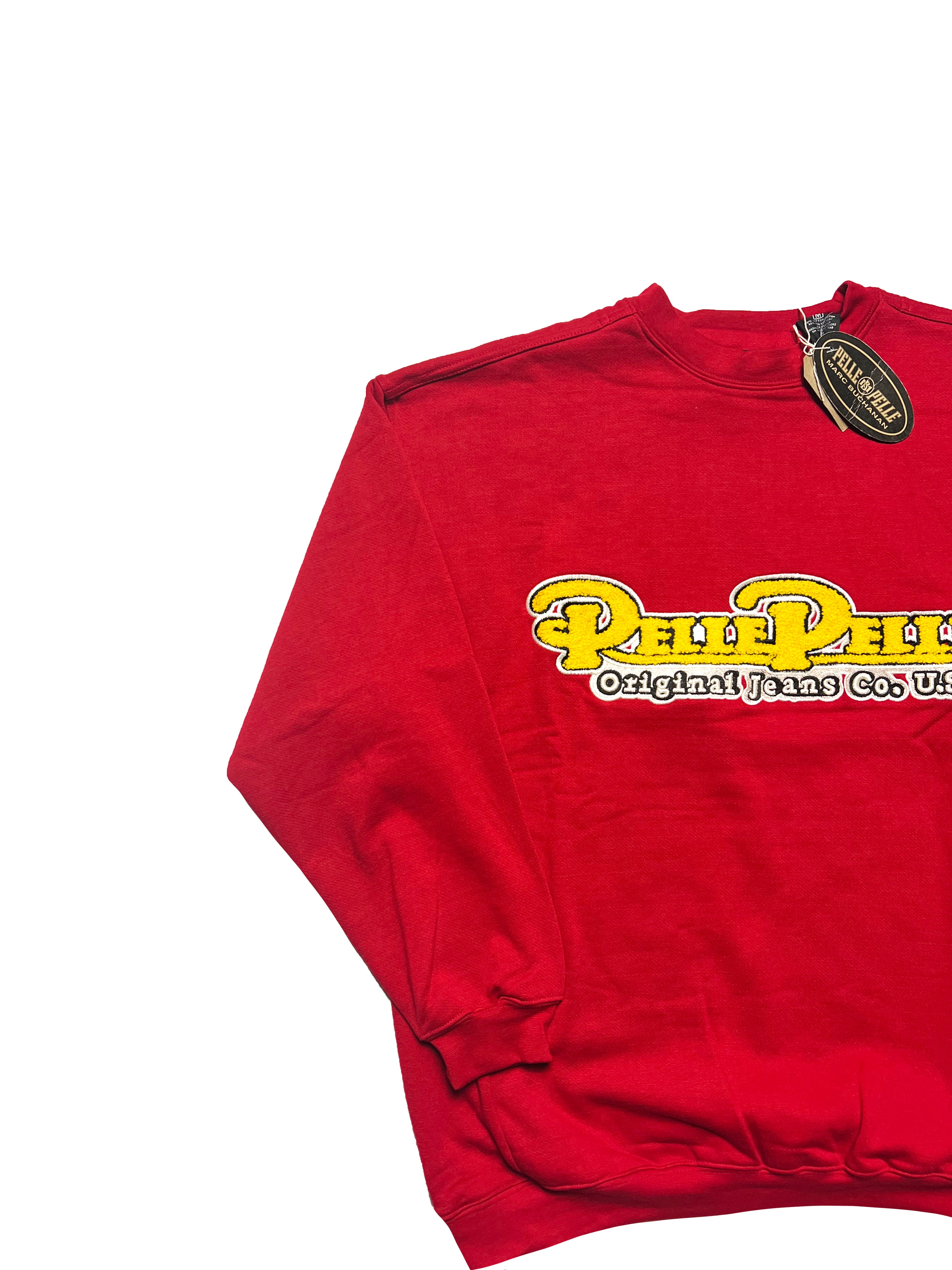 Pelle Pelle Red Sweatshirt BNWT 90's