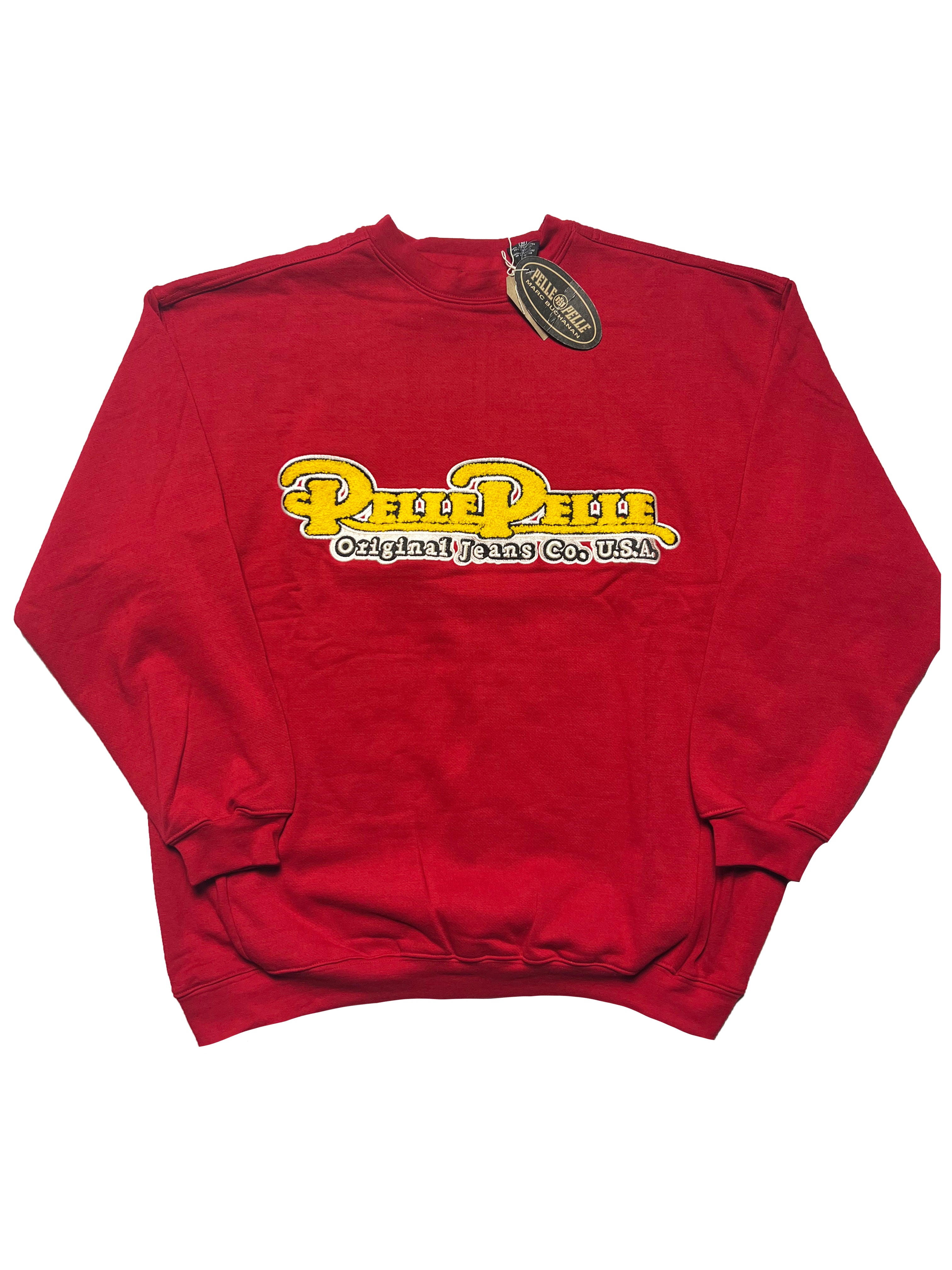Pelle Pelle Red Sweatshirt BNWT 90's
