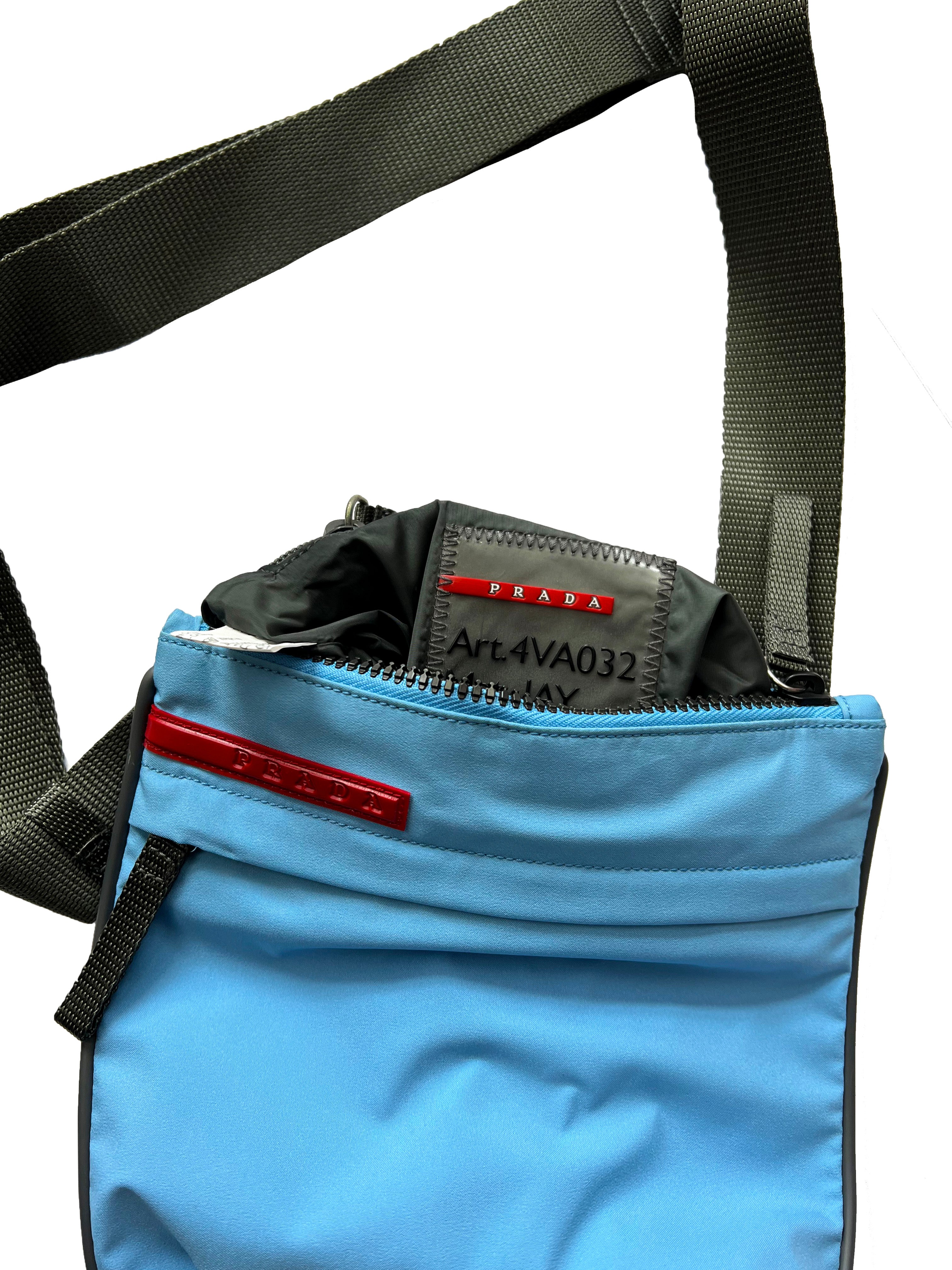 Prada Sport Baby Blue Side Bag 2003