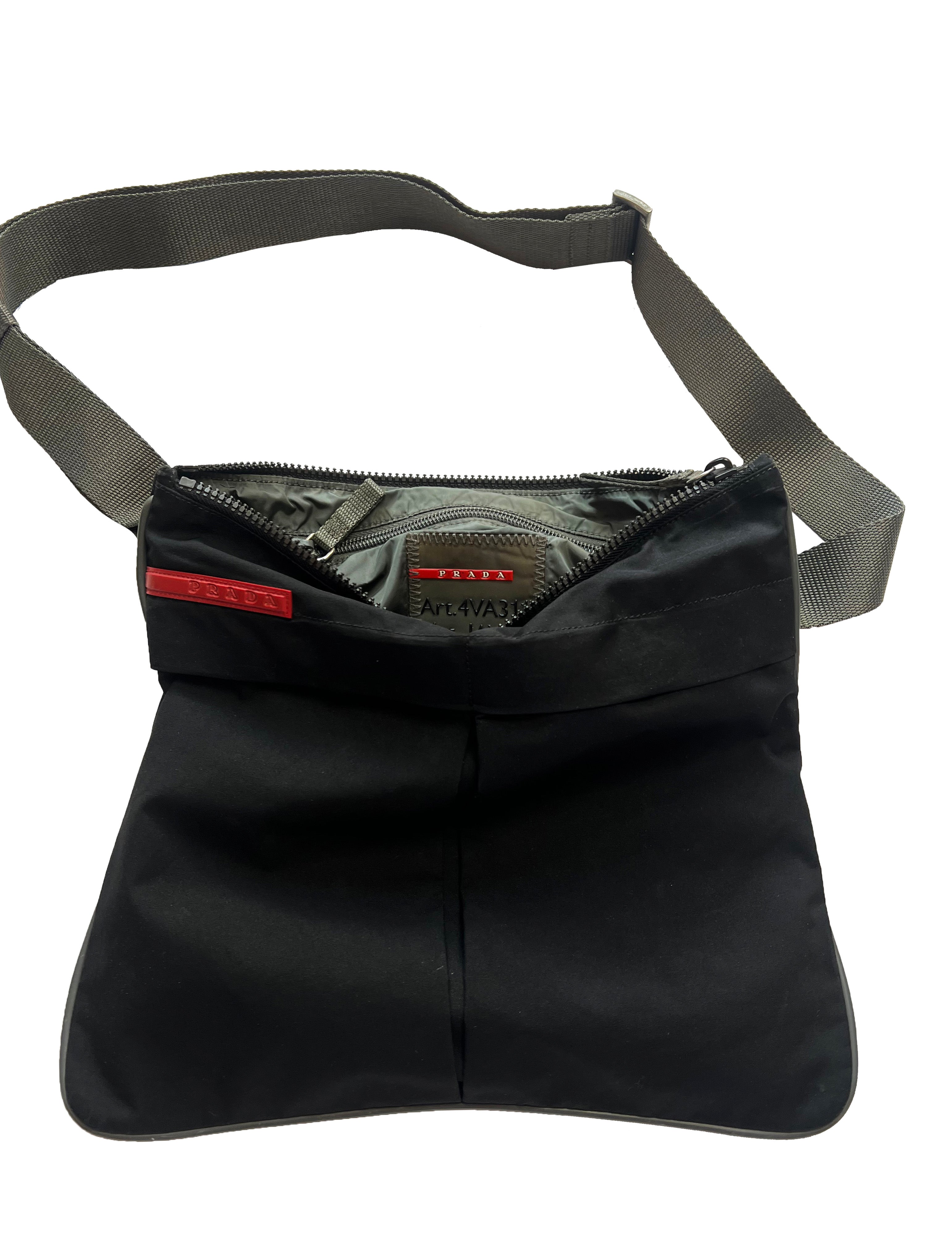 Prada Sport Black Side Bag 00's