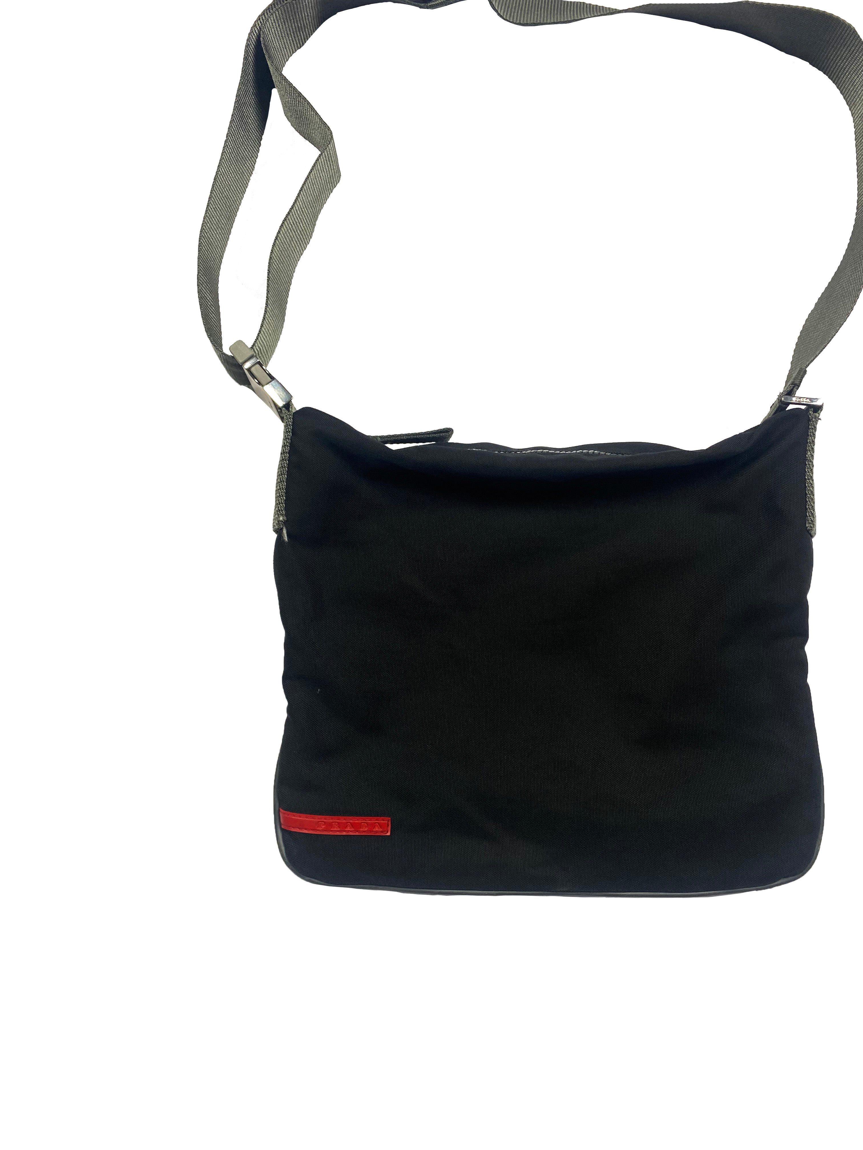 Prada Sport Black Side Bag 00's