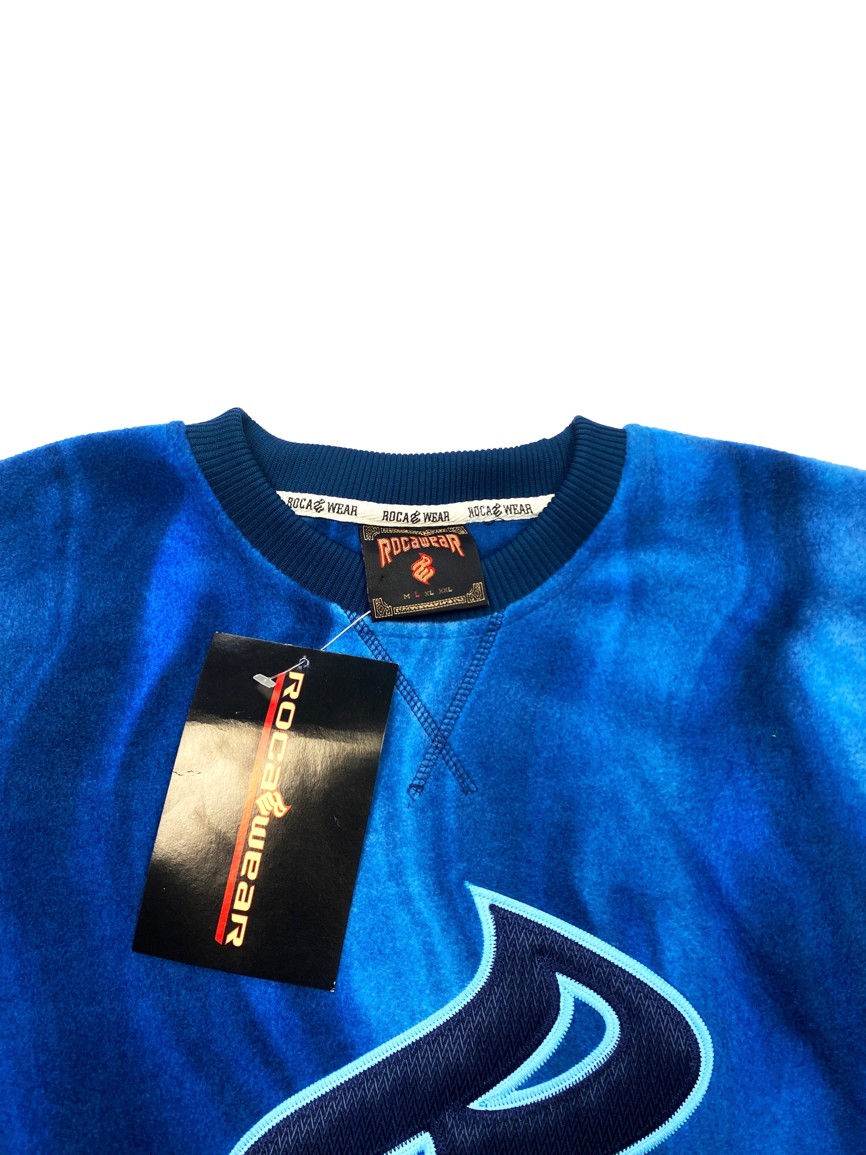 Rocawear Blue Tie-Dye Fleece BNWT 00's