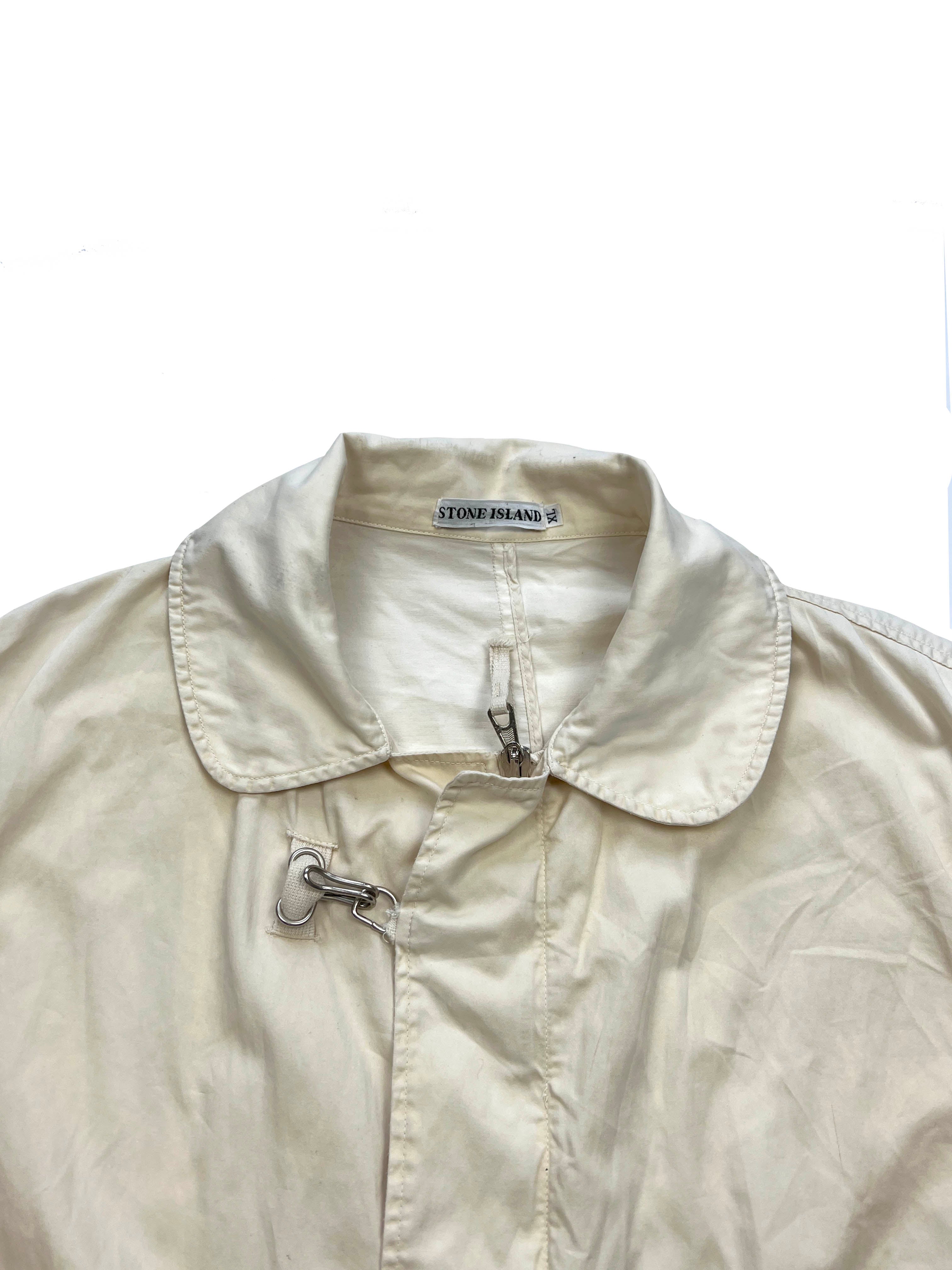 Stone island Beige Raso Gommato Jacket 1991
