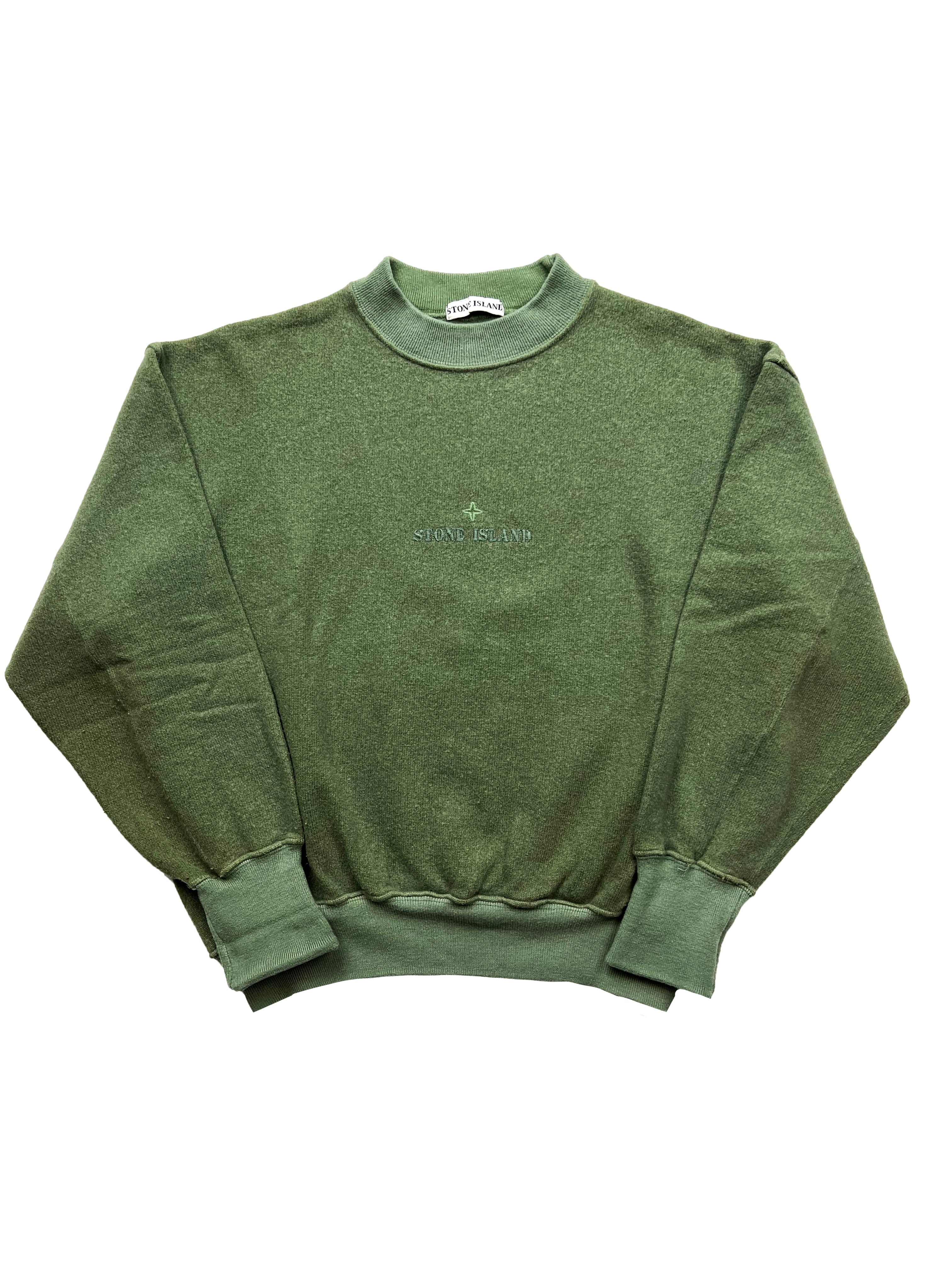 Stone island Khaki Spell Out Knit 1989 – Sekkle