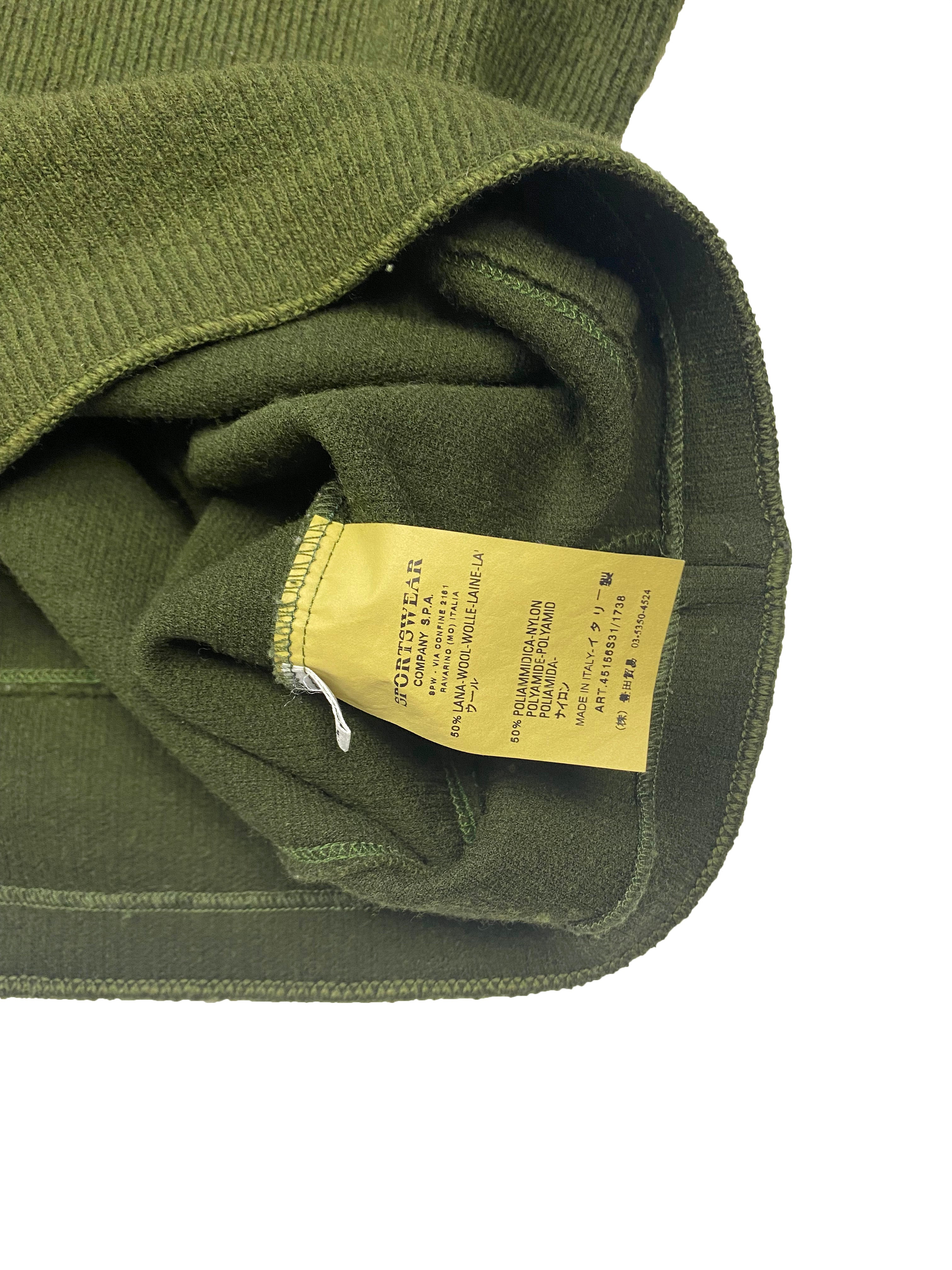 Stone island Green Wool Knit 2005