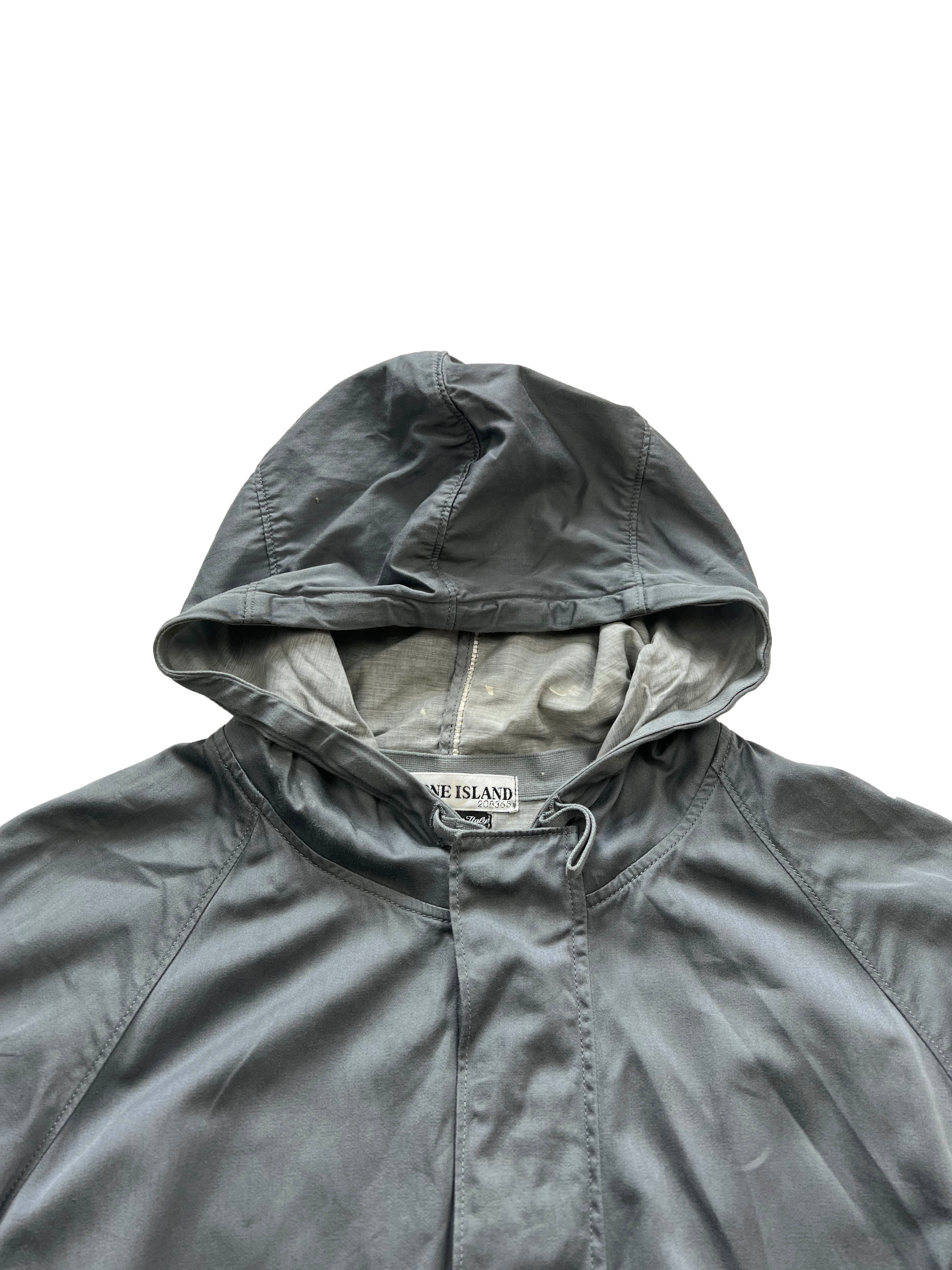 Stone island Grey Raso Gommato Jacket 2003