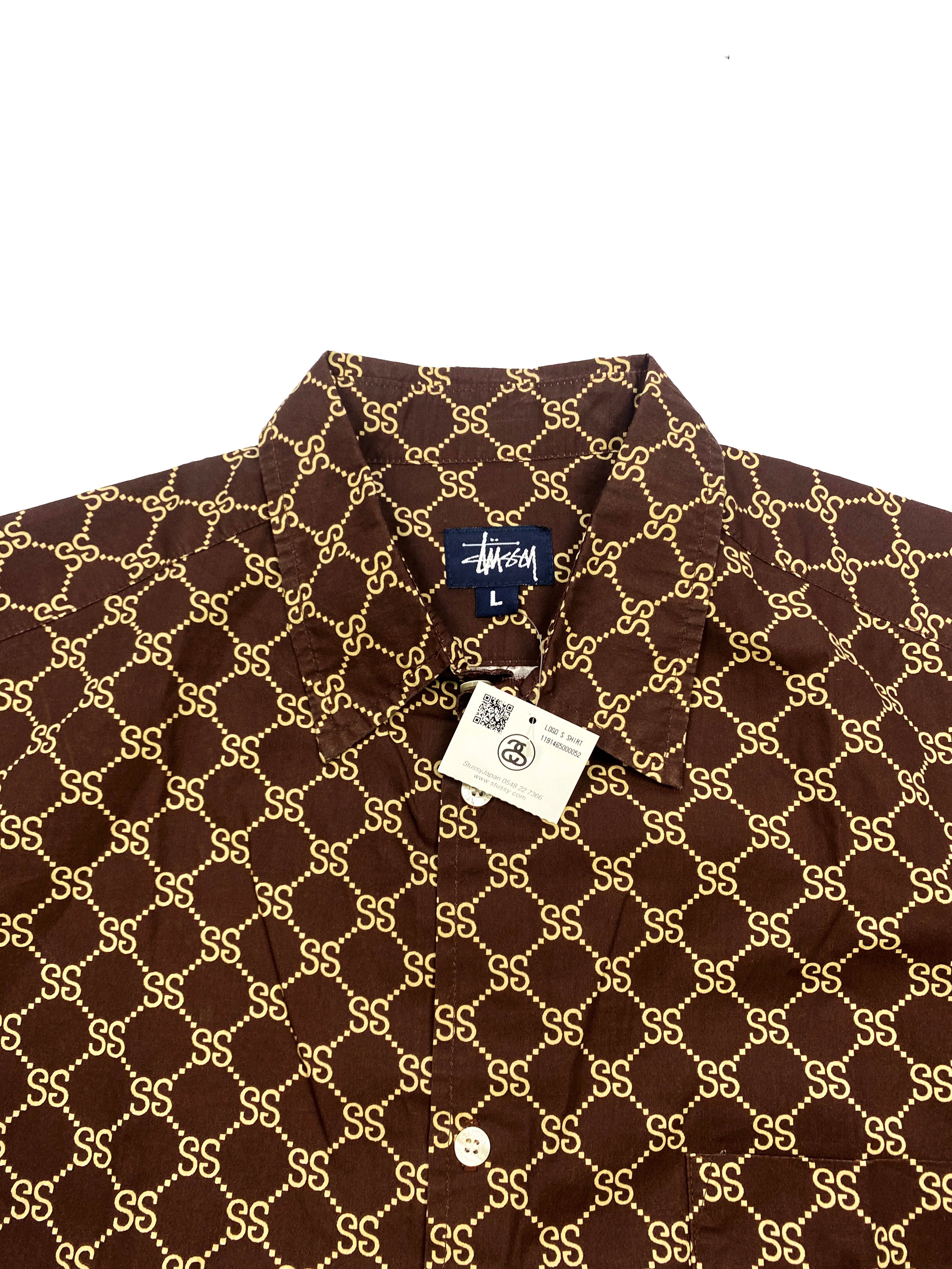 Stussy 'Gucci' Brown Monogram Shirt BNWT 00's – Sekkle