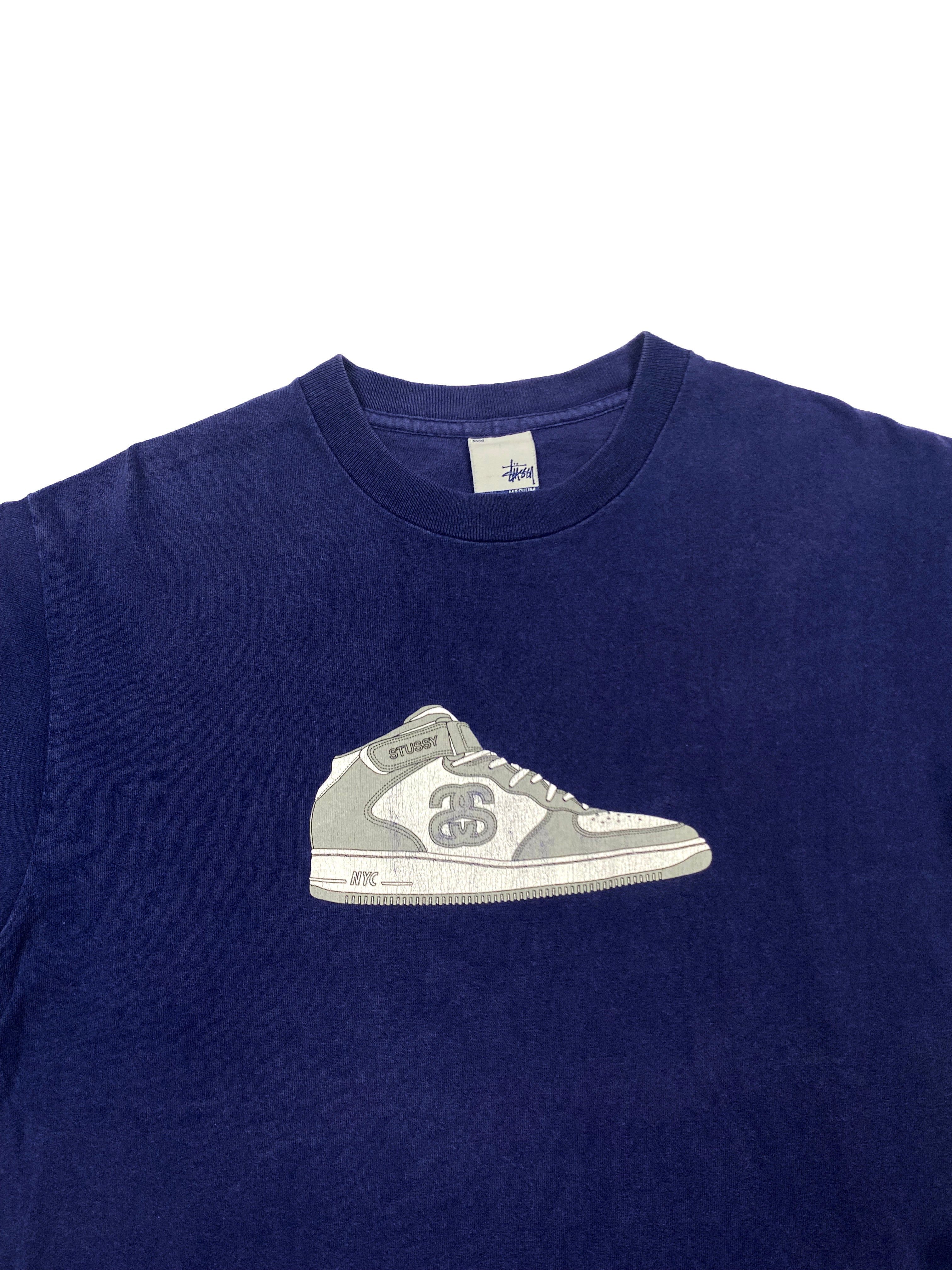 Stussy Air Force Mid Navy T-shirt 00's