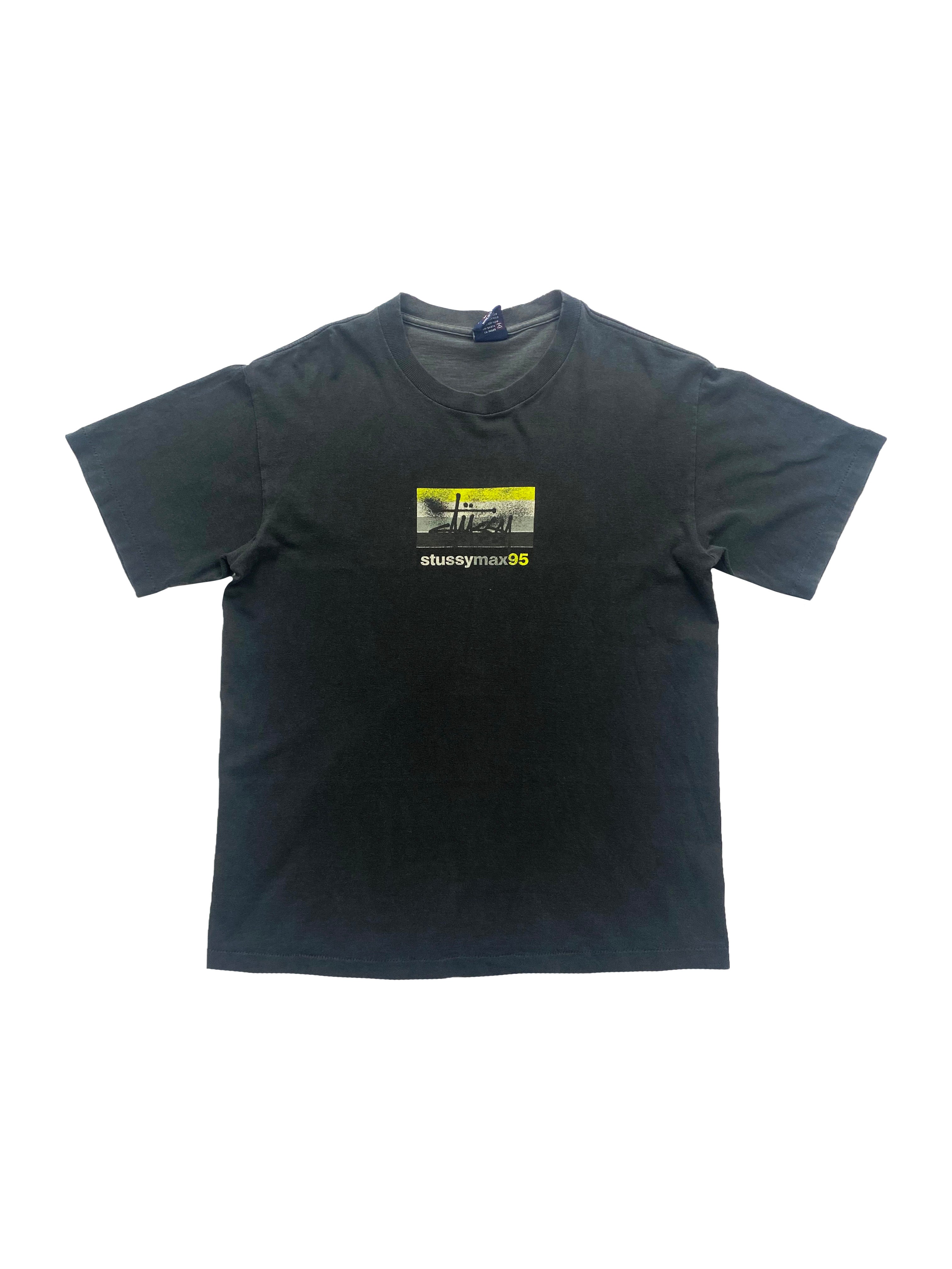 Stussy Black Air Max 95 T-shirt 90's