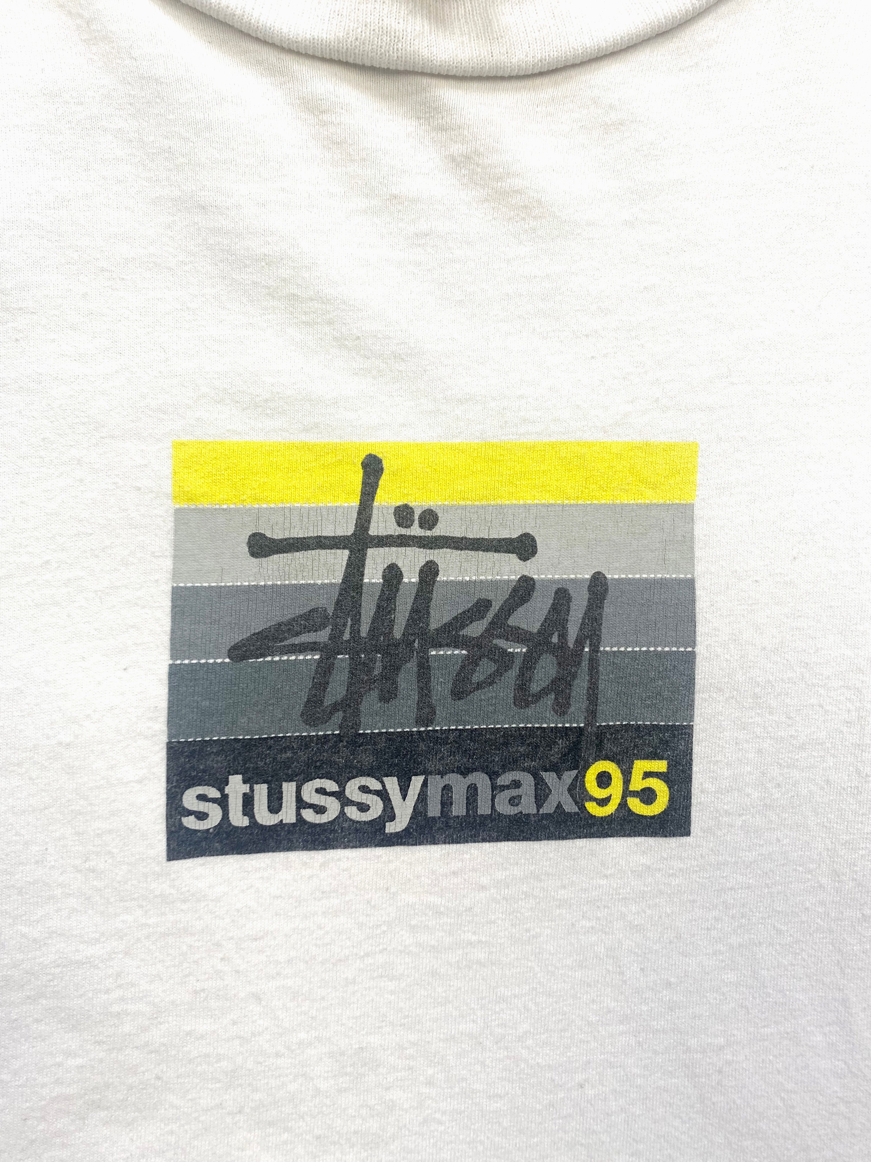 Stussy White Air Max 95 T-shirt 90's