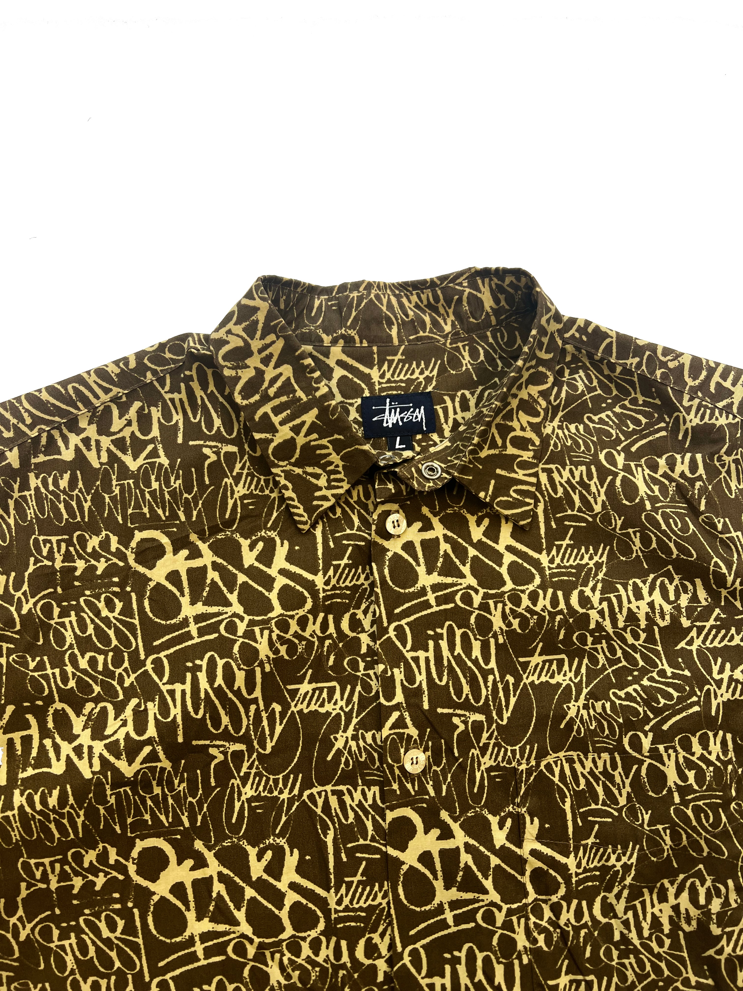 Stussy Spell Out Shirt 90's