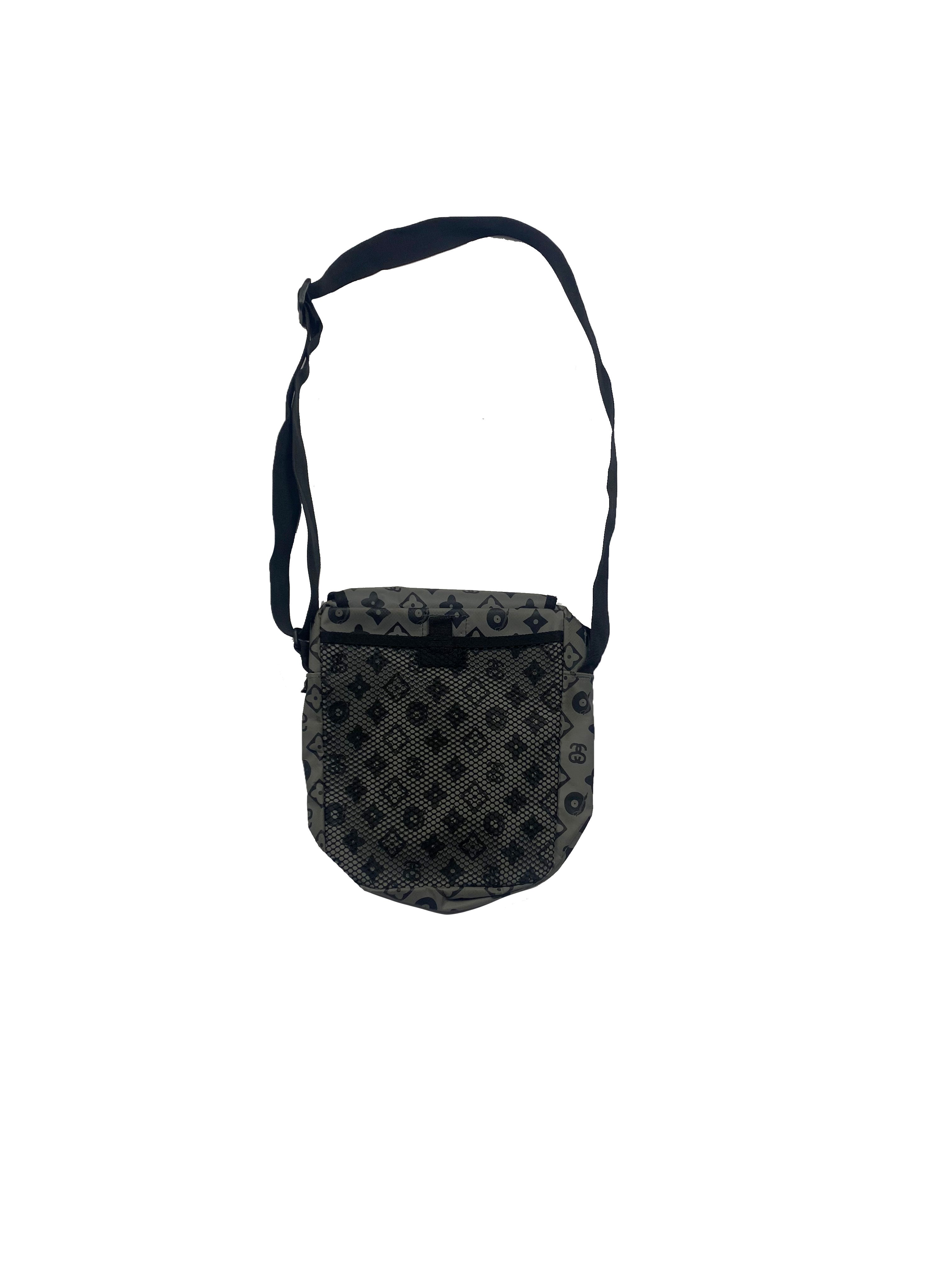 Stussy 'Louis Vuitton' Black & Grey Side Bag 00's