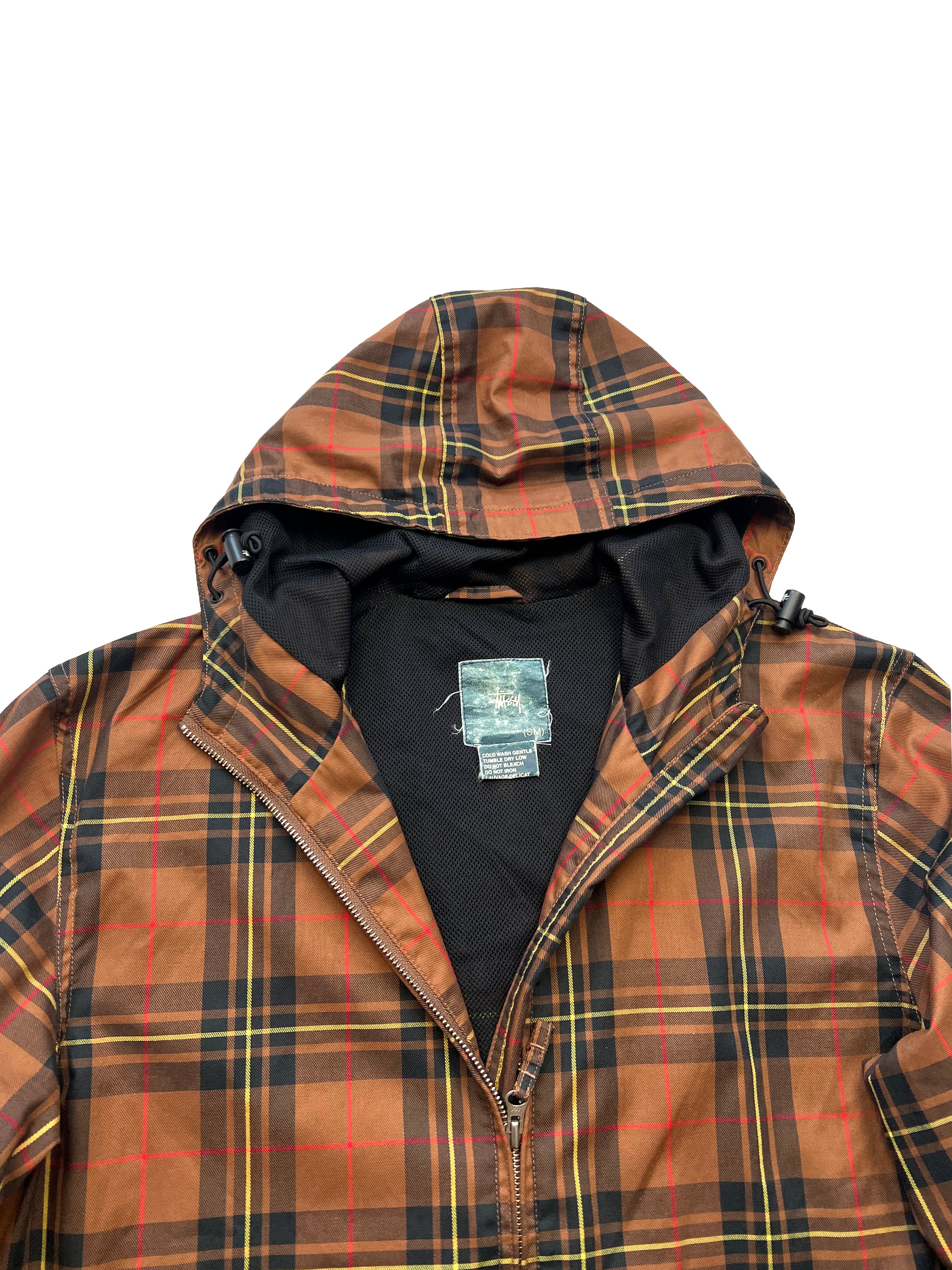 Stussy hotsell checkered jacket