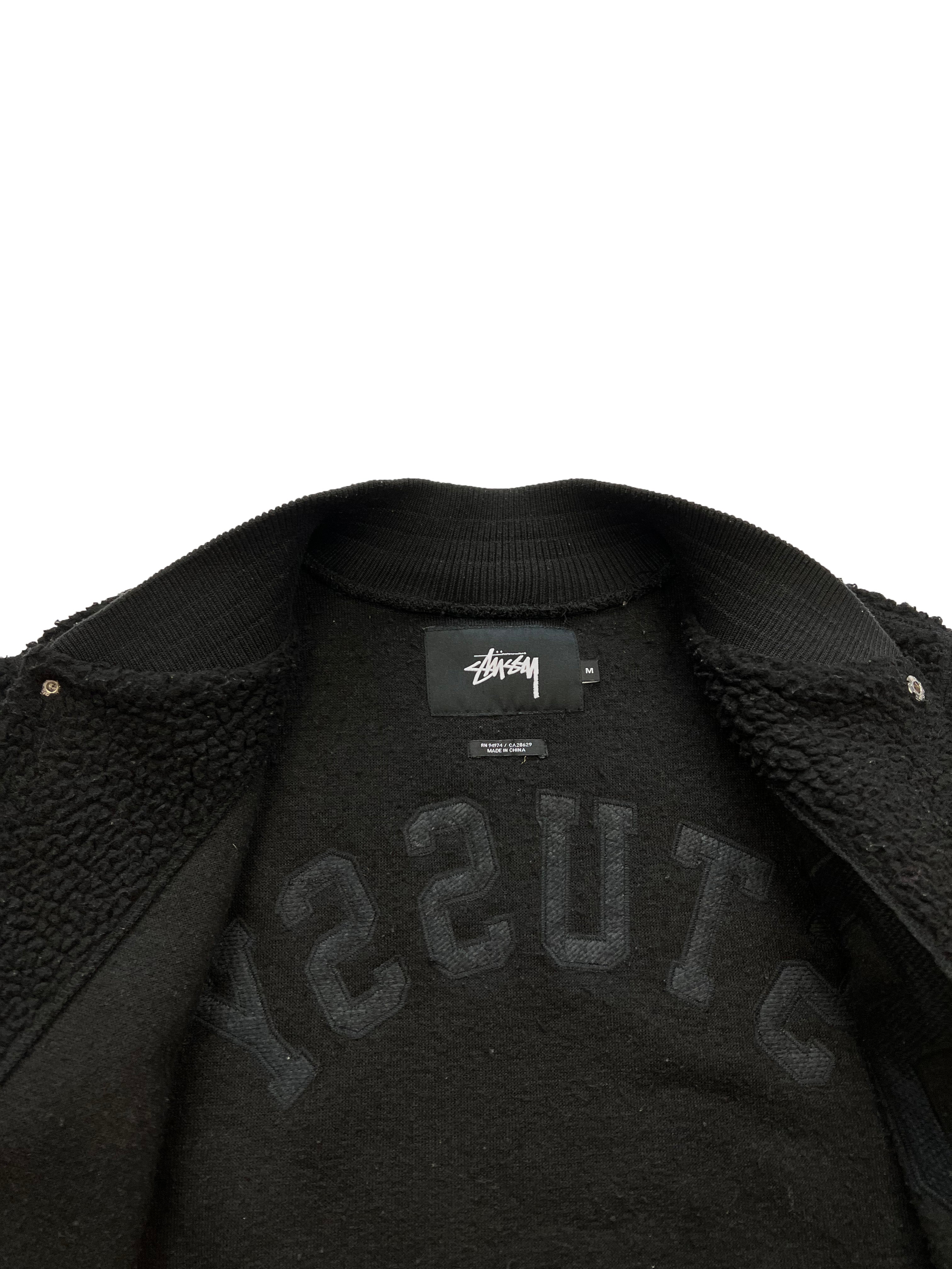 Stussy Fleece Spell Out Bomber