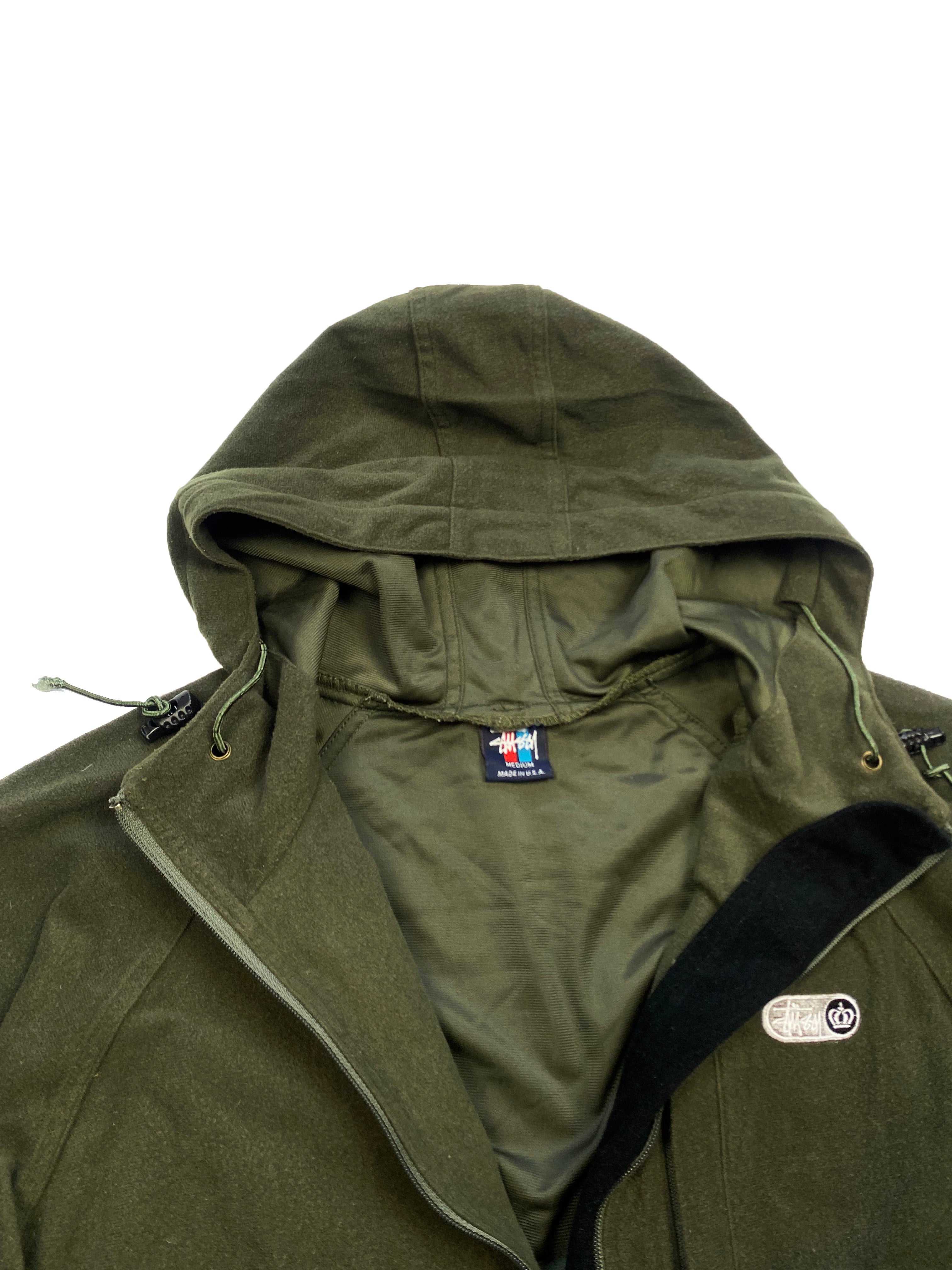 Stussy Khaki Green Fleece Tracksuit 90's