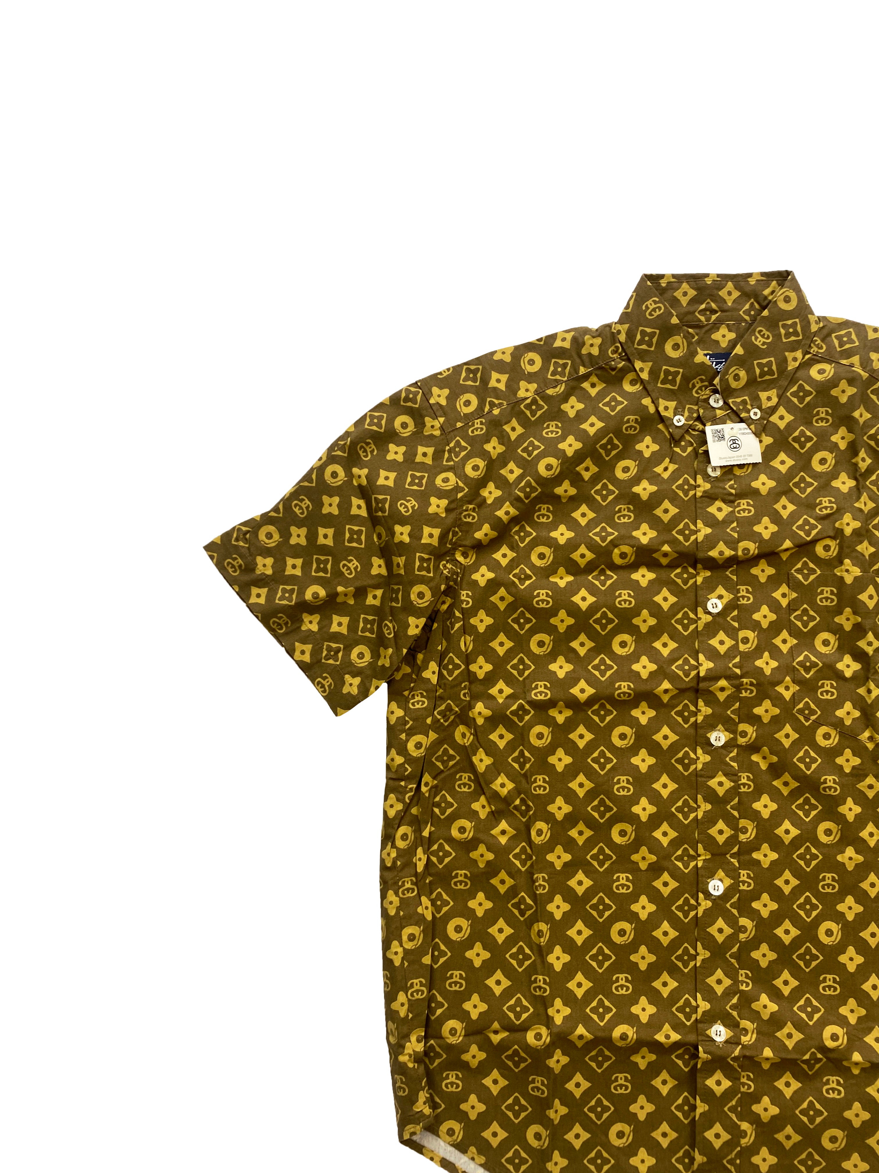 Stussy Louis Vuitton Monogram Shirt BNWT 00 s Size Small Sekkle
