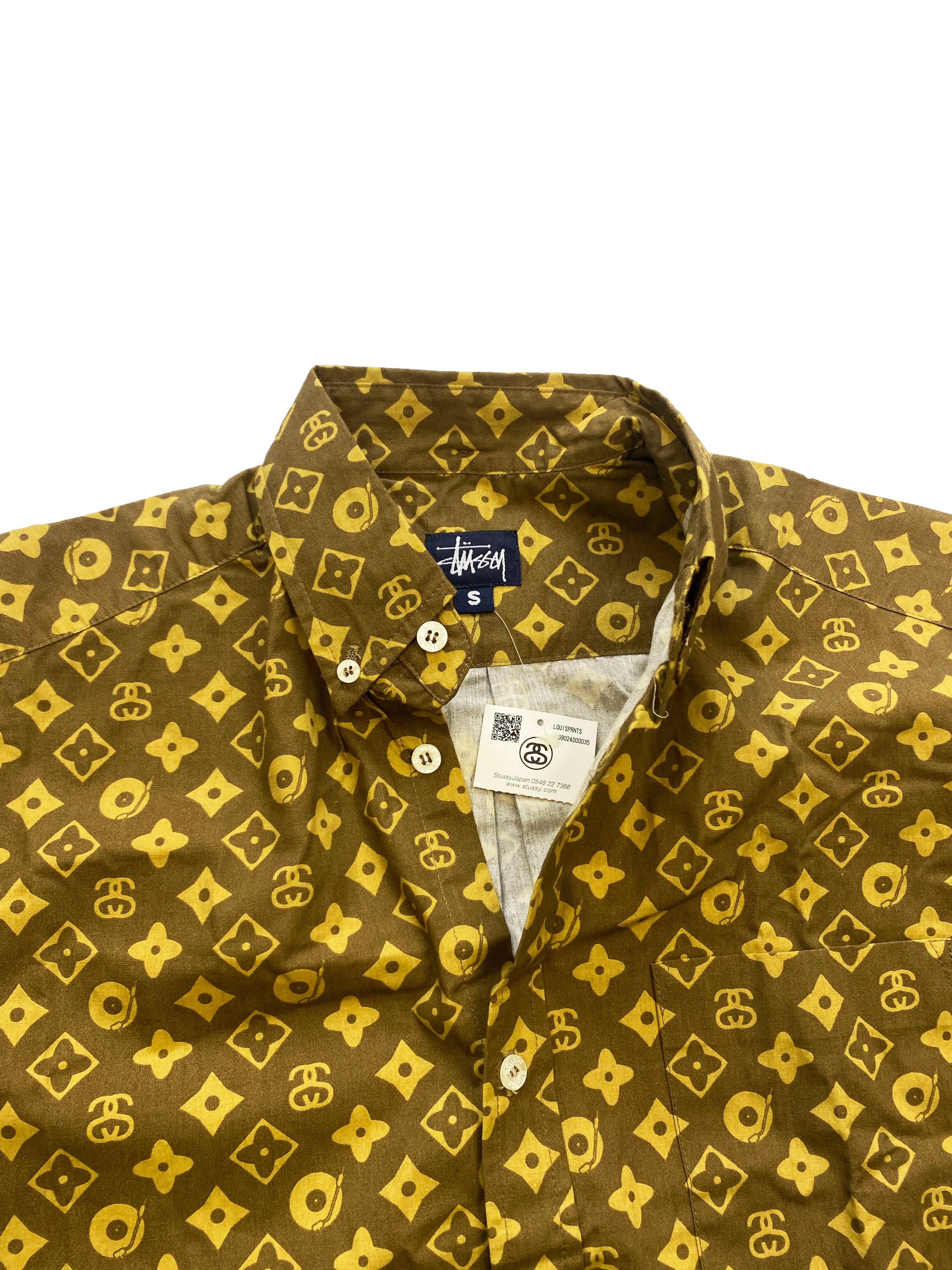 Stussy 'Louis Vuitton' Monogram Shirt BNWT 00's Size Small
