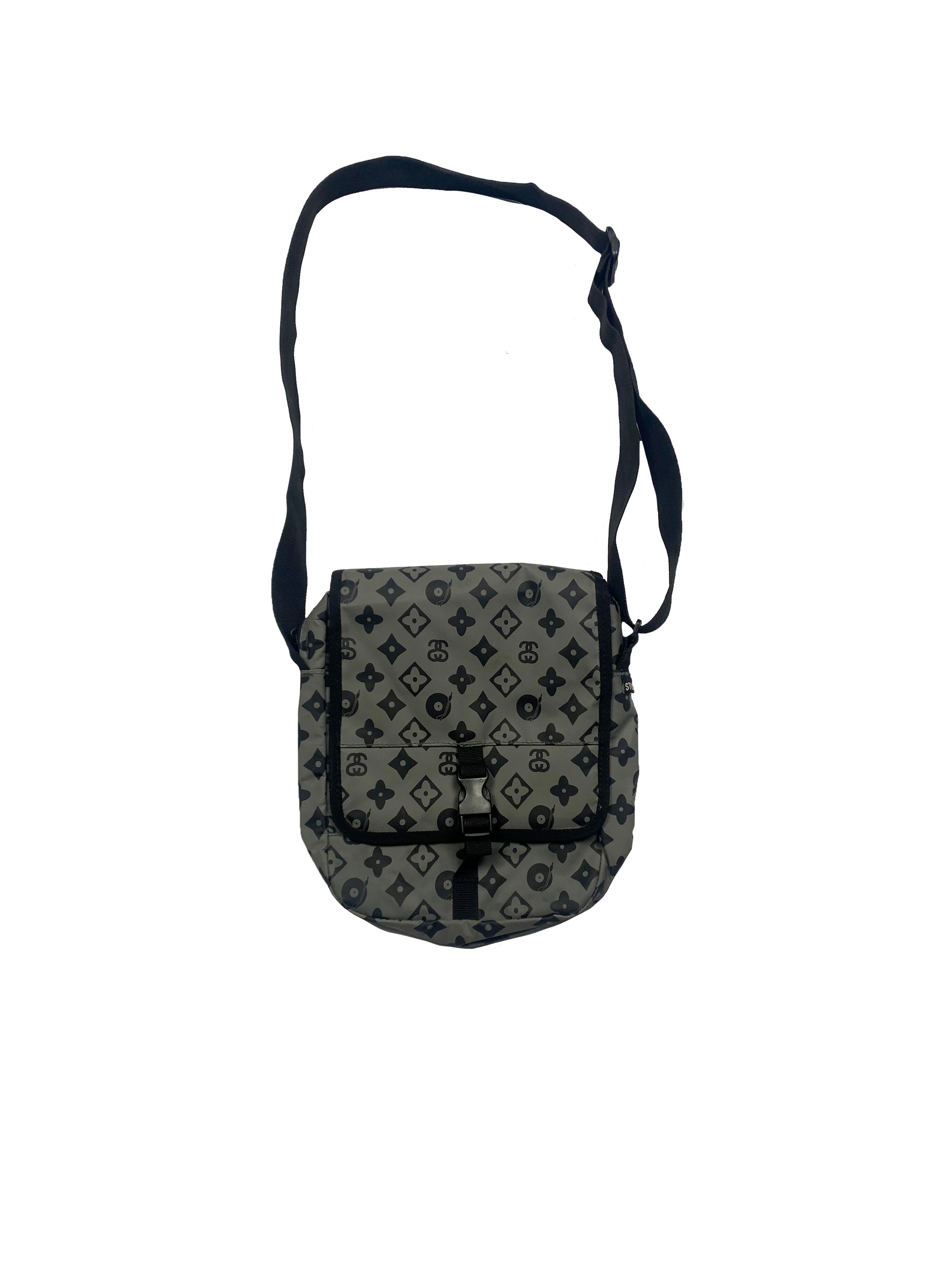Stussy 'Louis Vuitton' Black & Grey Side Bag 00's – Sekkle