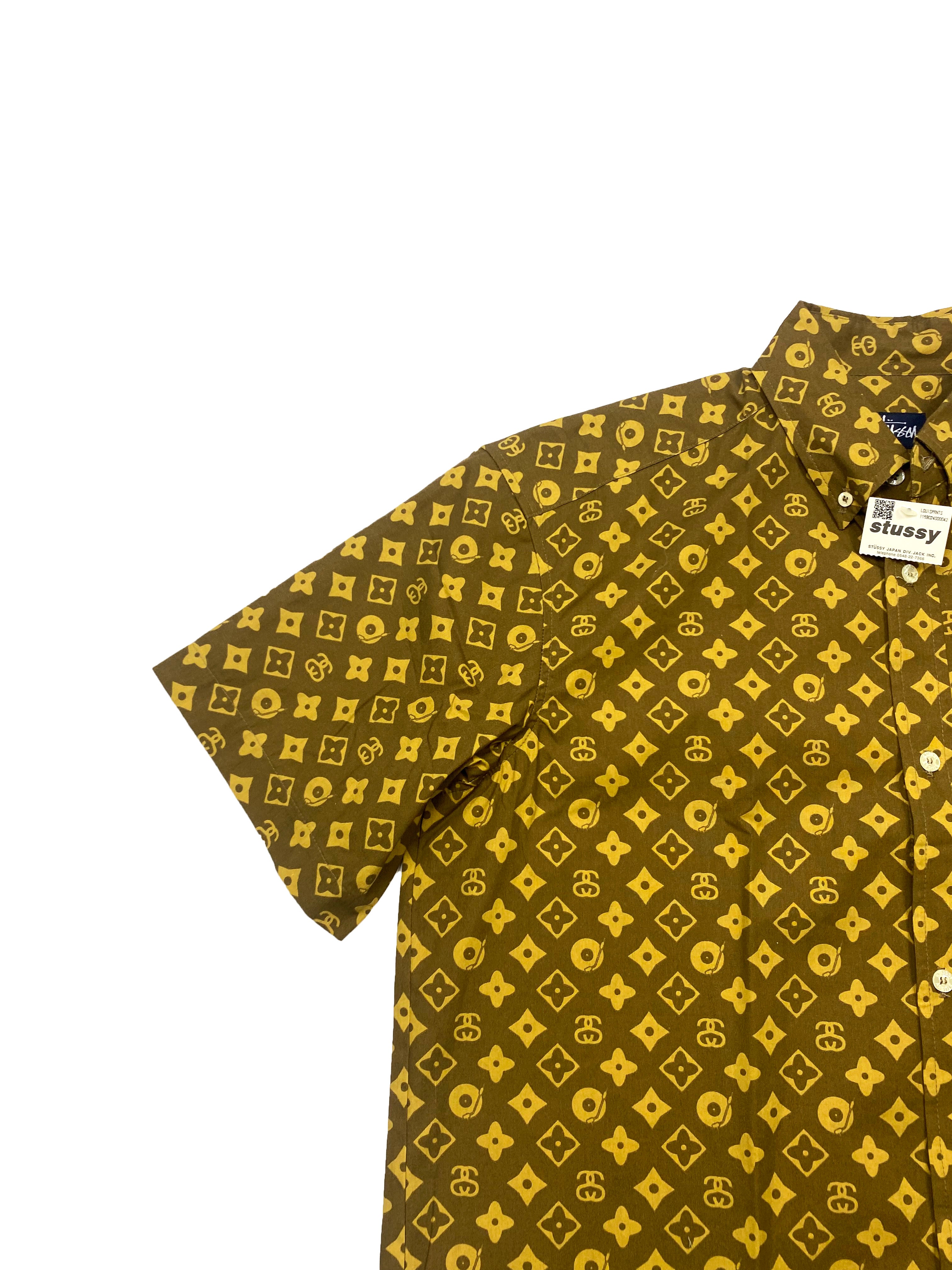 Stussy 'Louis Vuitton' Short Sleeve Shirt BNWT 00's Size Medium