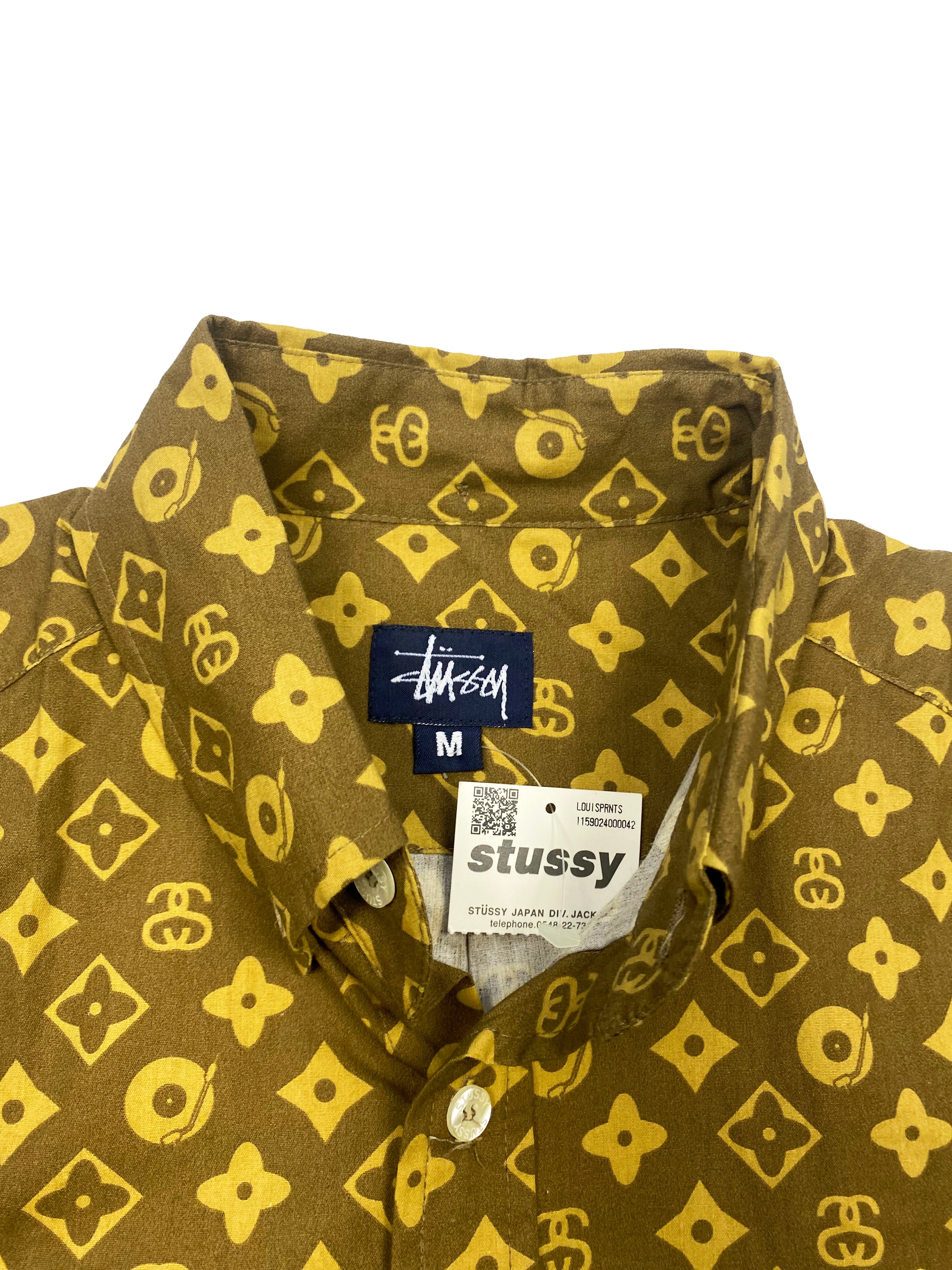 Stussy 'Louis Vuitton' Short Sleeve Shirt BNWT 00's Size Medium