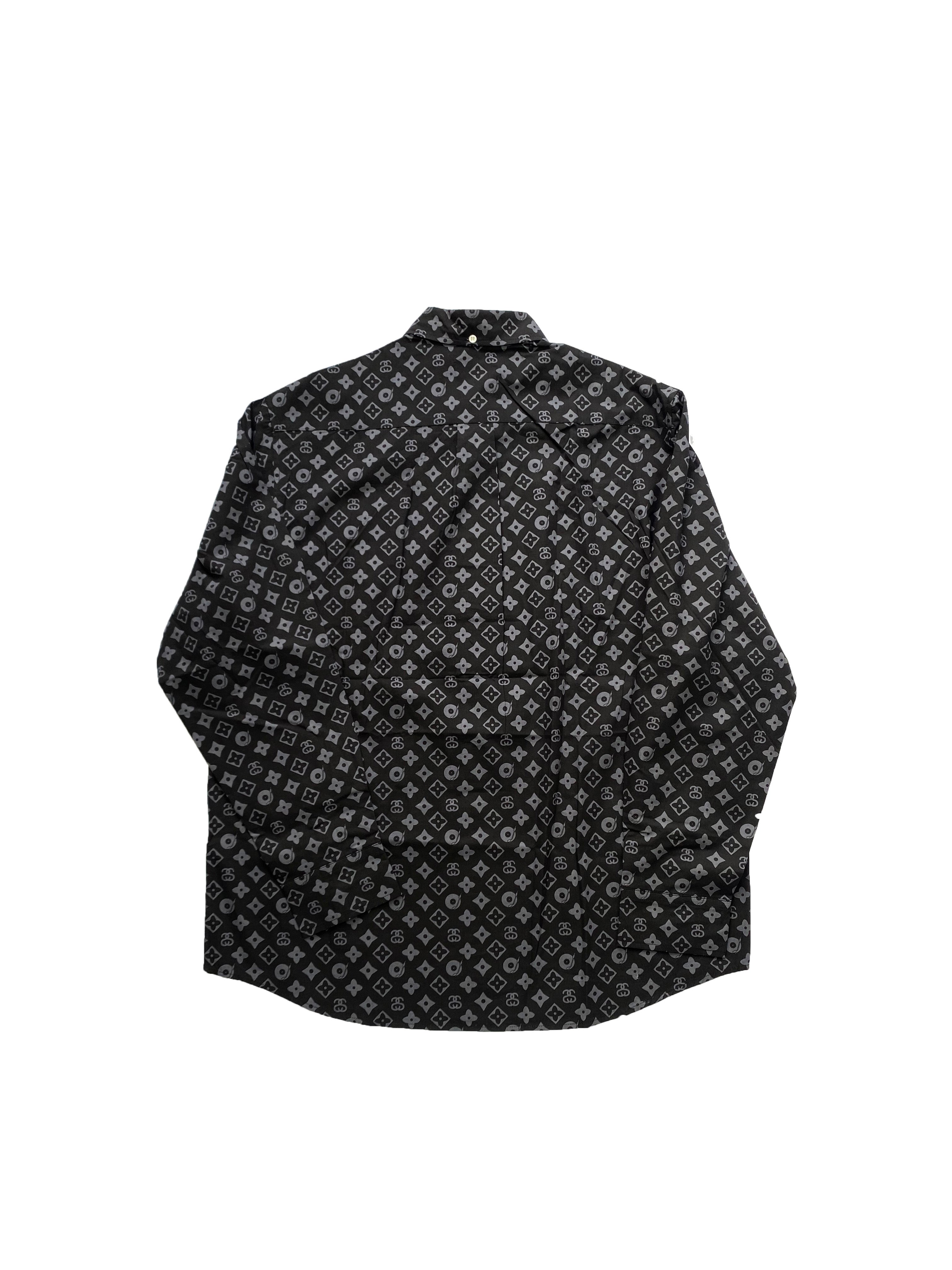 Stussy 'Louis Vuitton' Black & Grey Short Sleeve Shirt BNWT 00's Size –  Sekkle