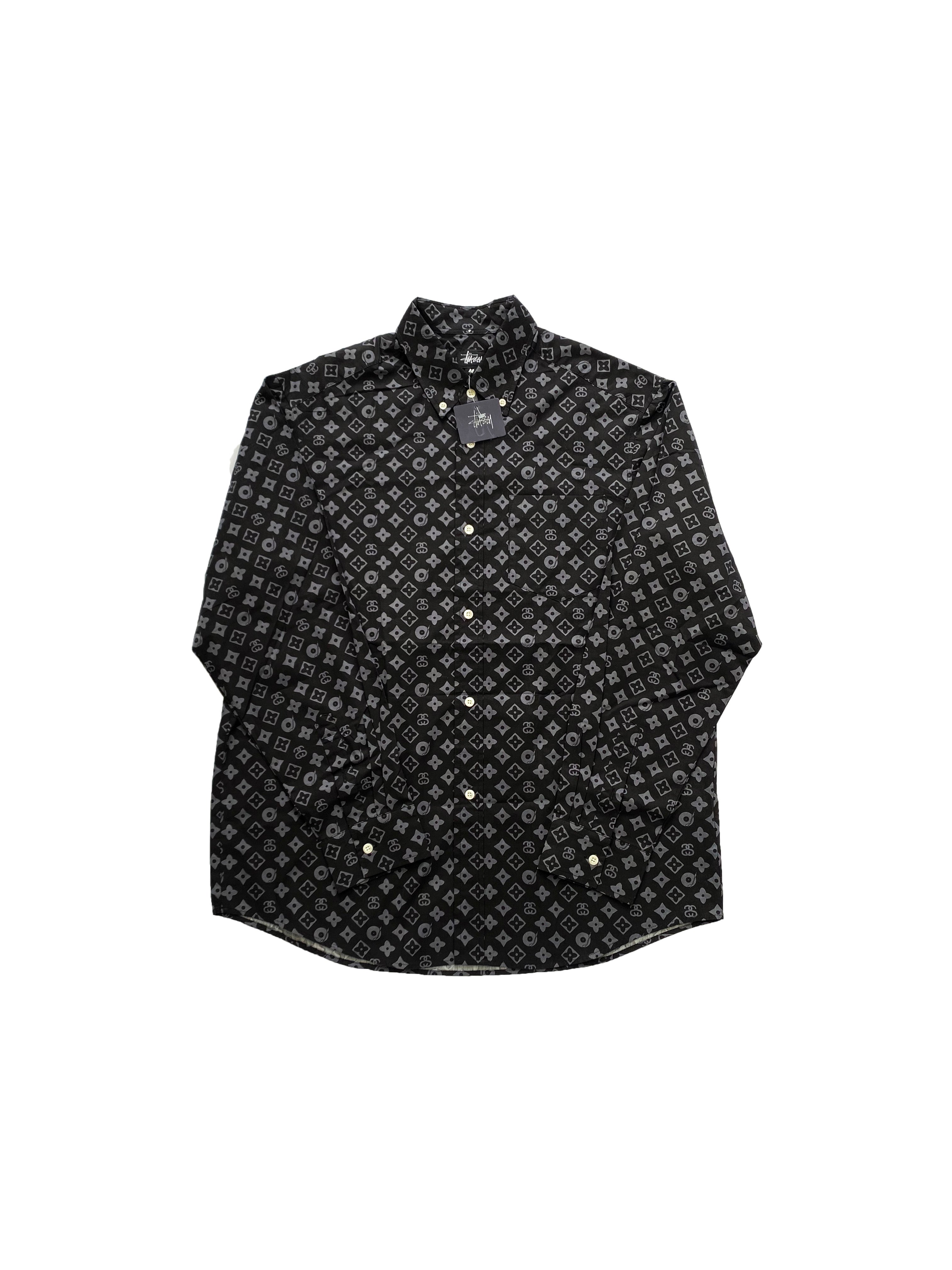 Stussy 'Stucci' Black Monogram Cord Shirt 00's – Sekkle