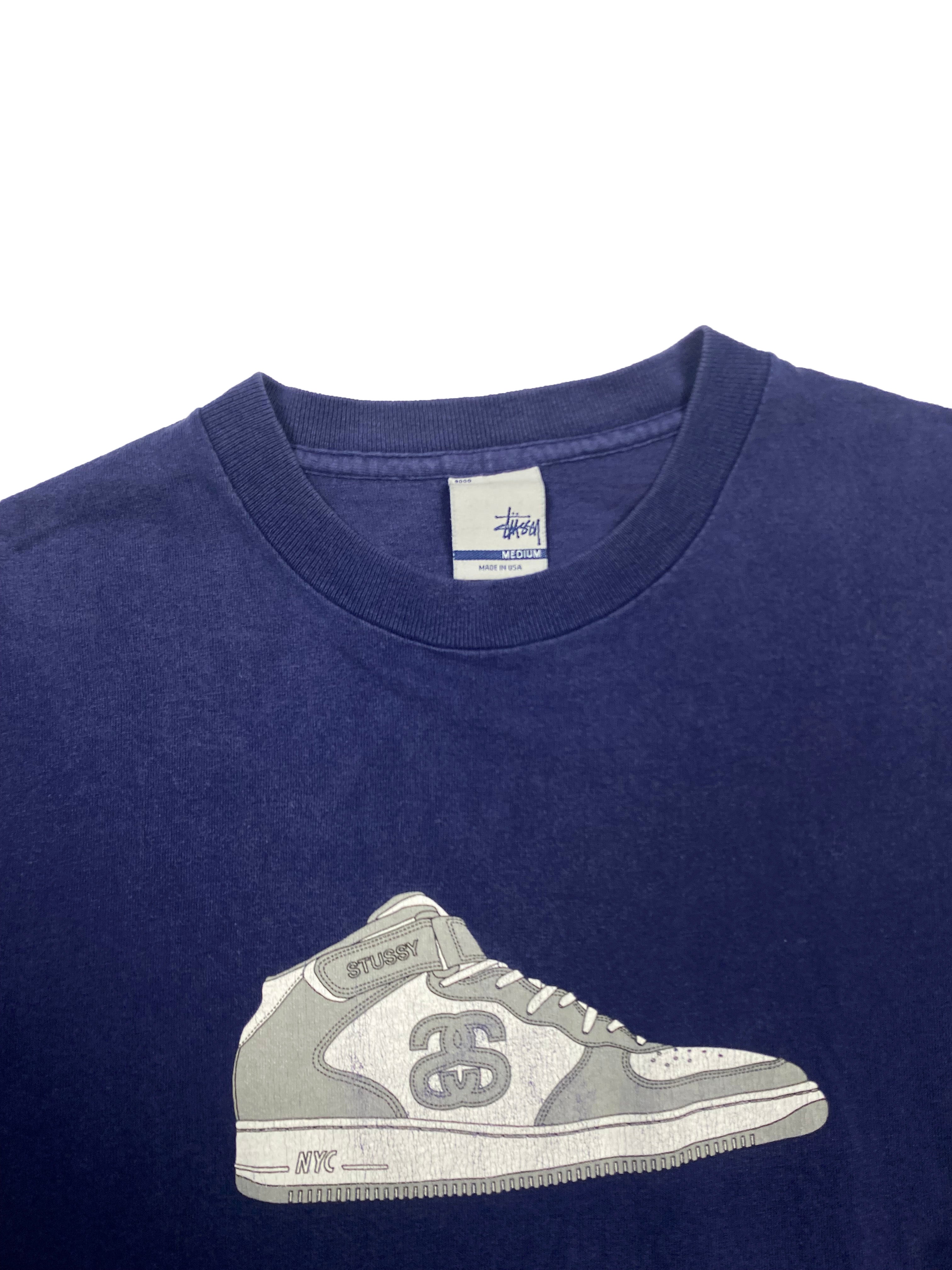 Stussy Air Force Mid Navy T-shirt 00's