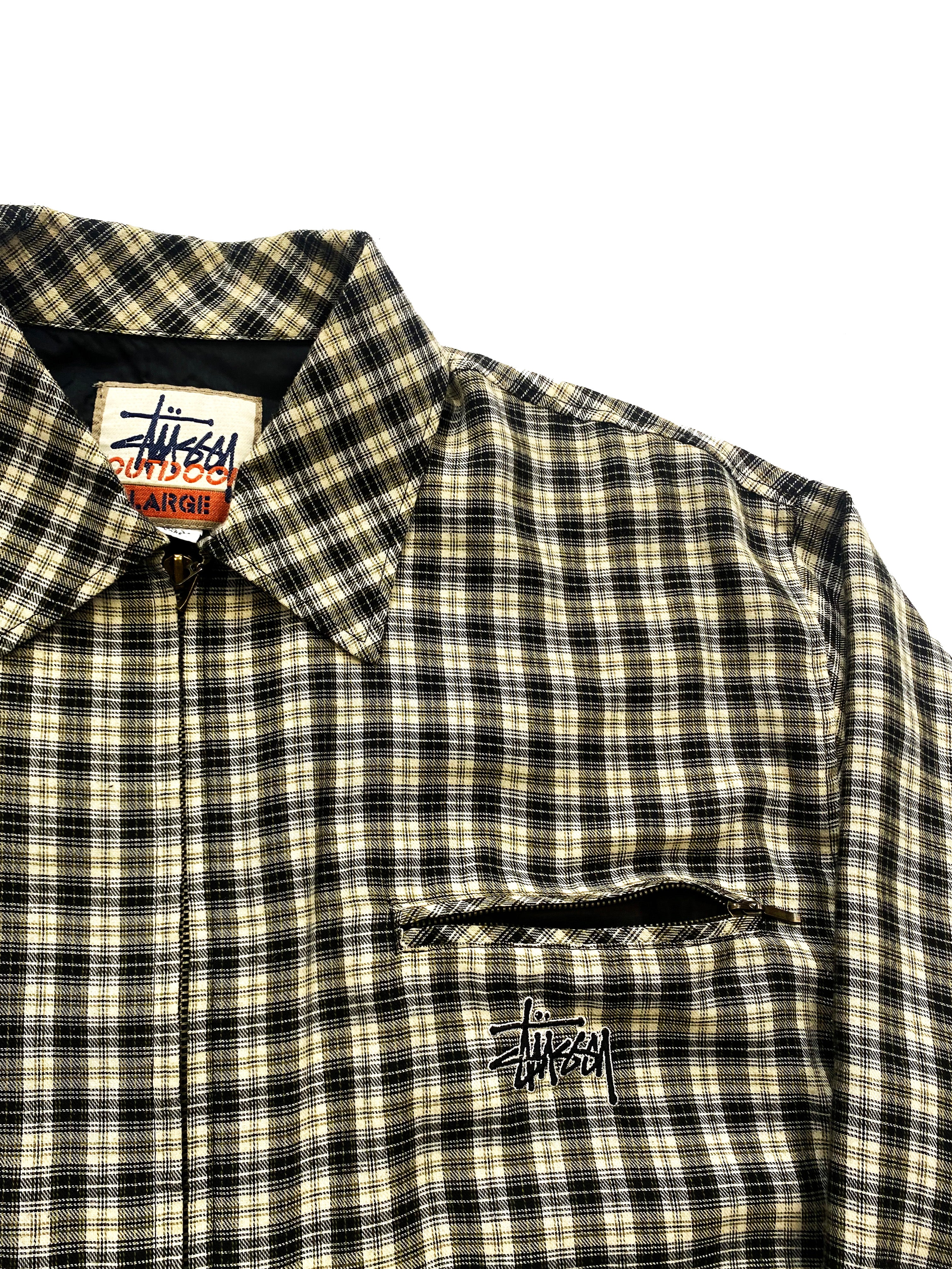 Stussy Outdoor Flannel Overshirt 90's