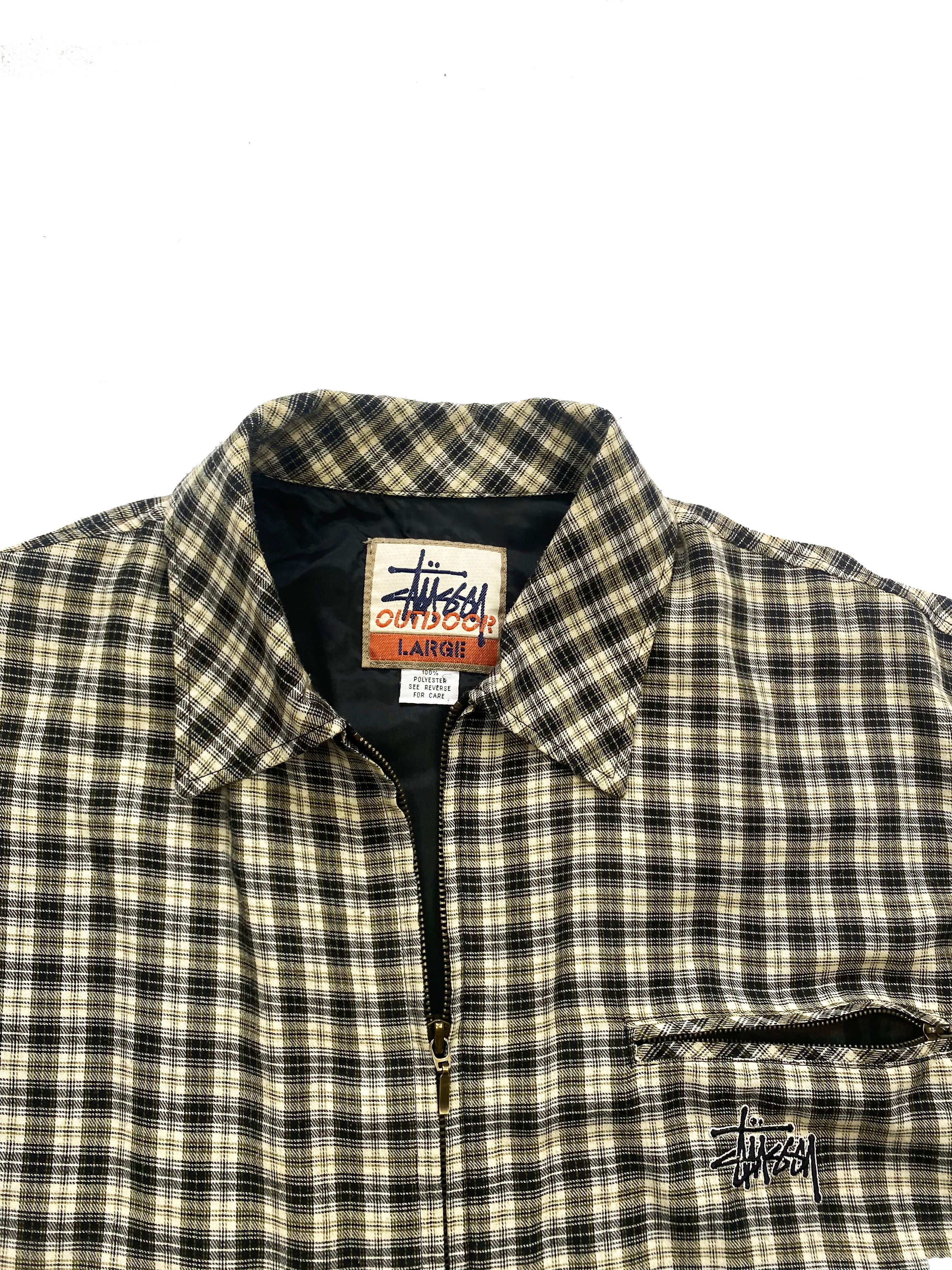 Stussy Outdoor Flannel Overshirt 90's