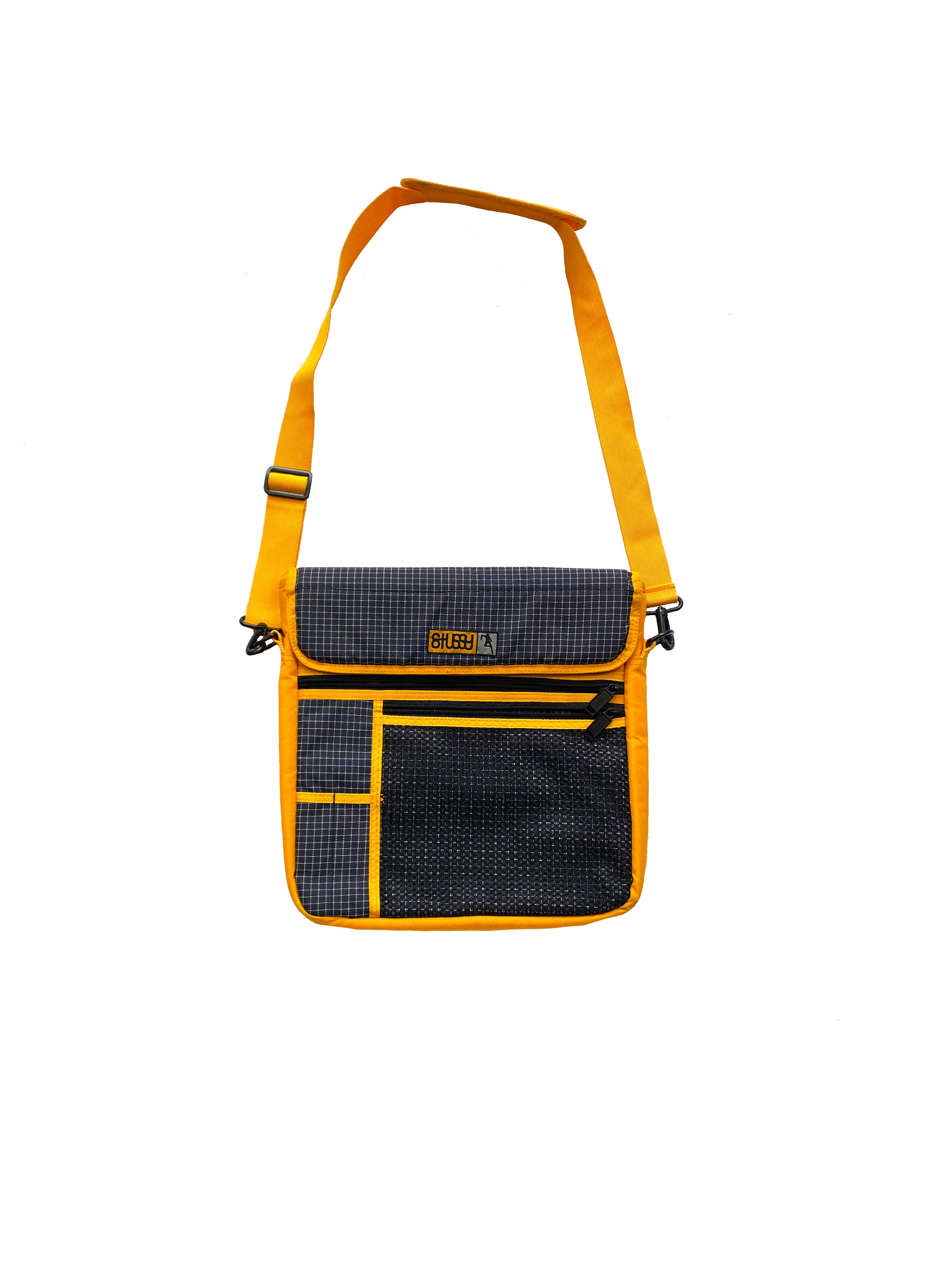 Stussy Record Side Bag 90's Blue & Yellow