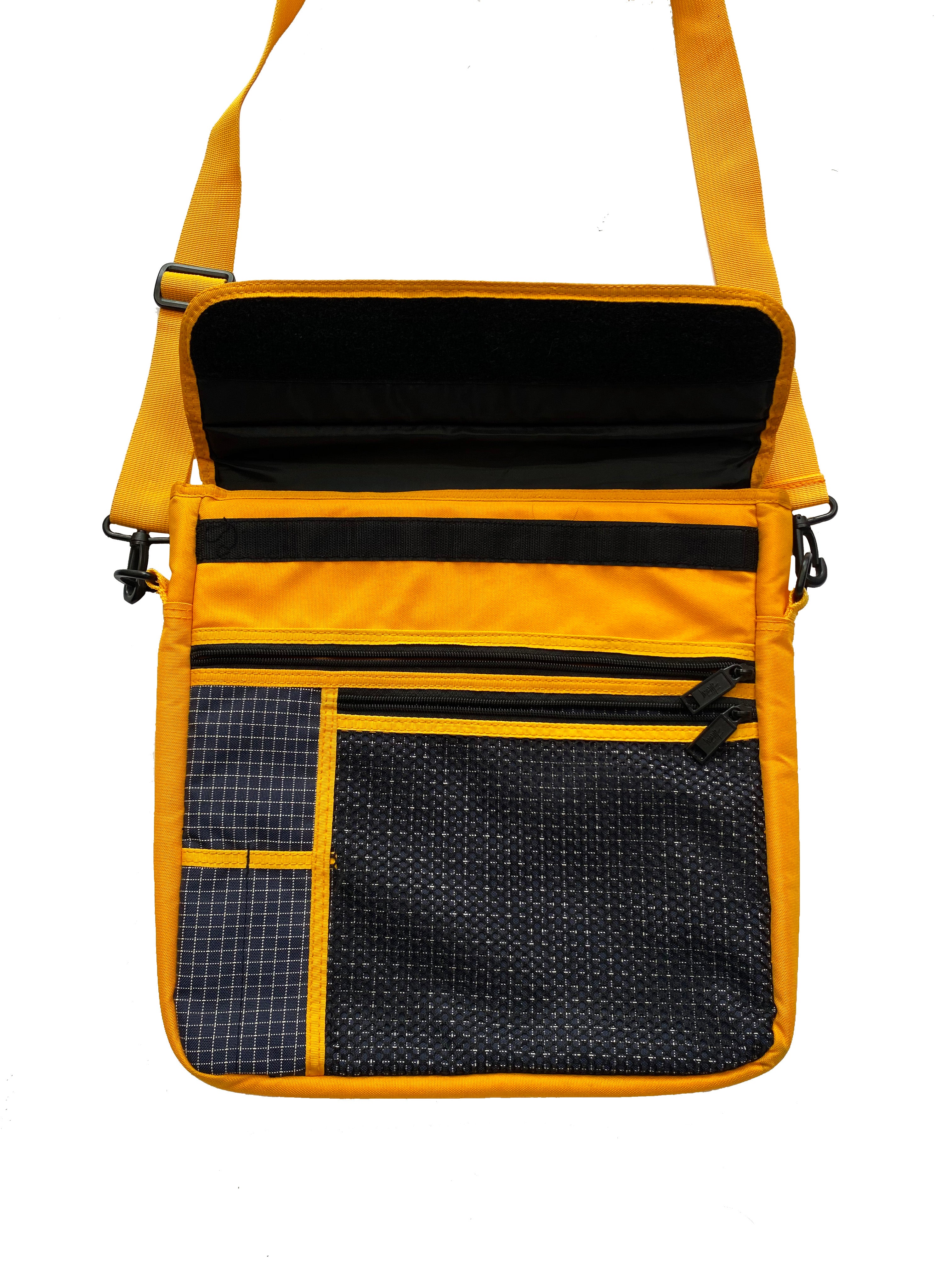 Stussy Record Side Bag 90's Blue & Yellow