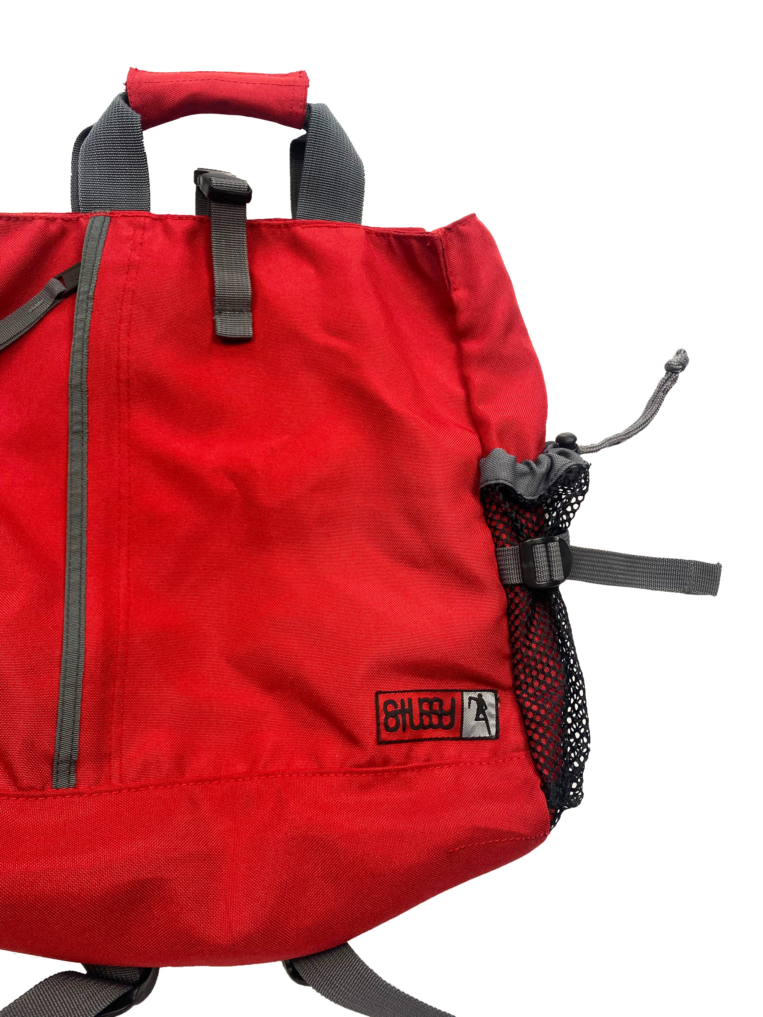Stussy Red Backpack 90's