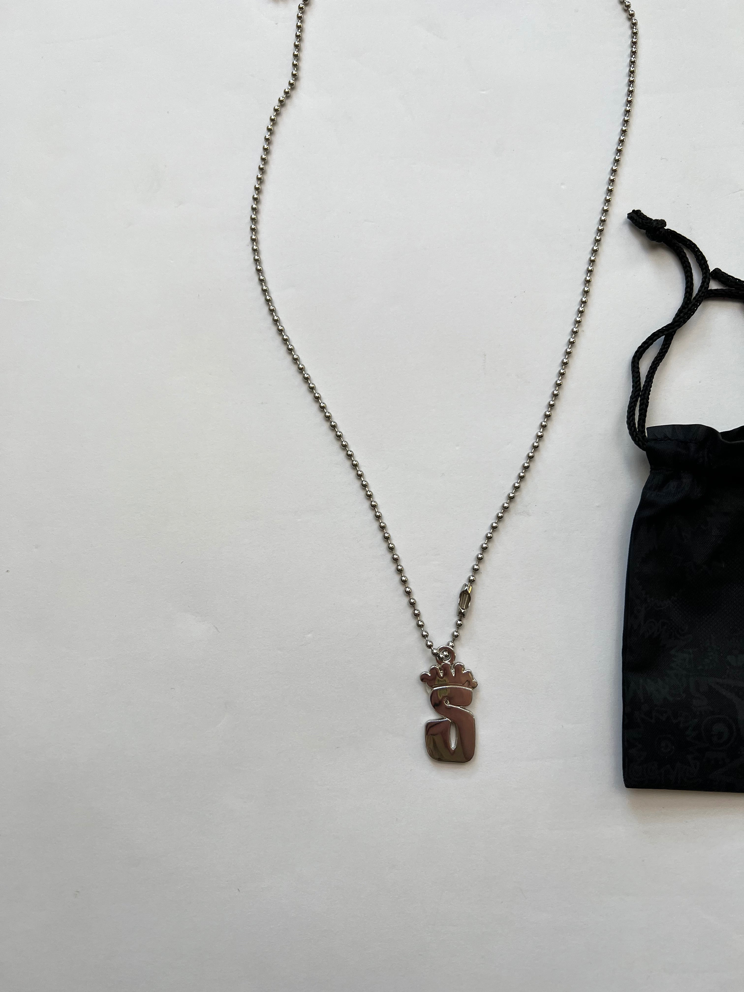 Stussy 'S' Crown Silver Chain