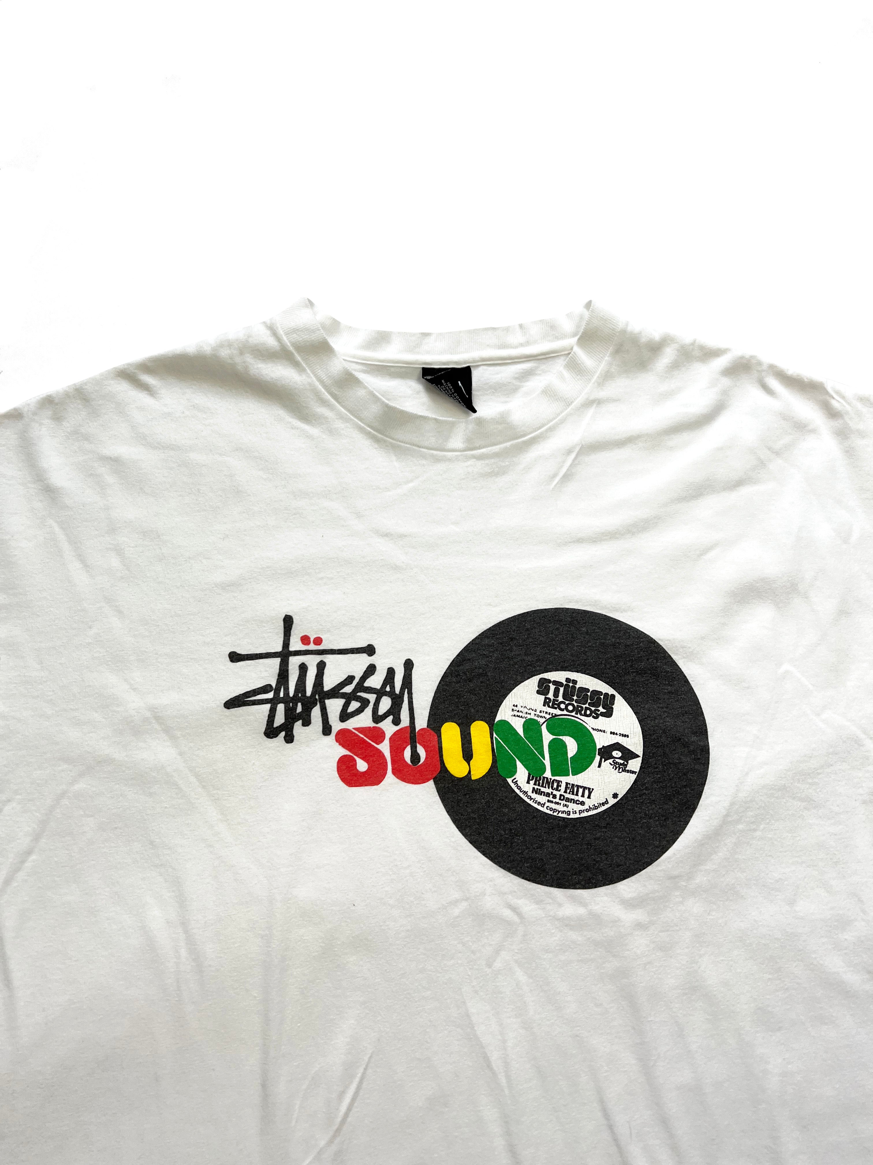 Stussy Sound Record T-shirt 00's