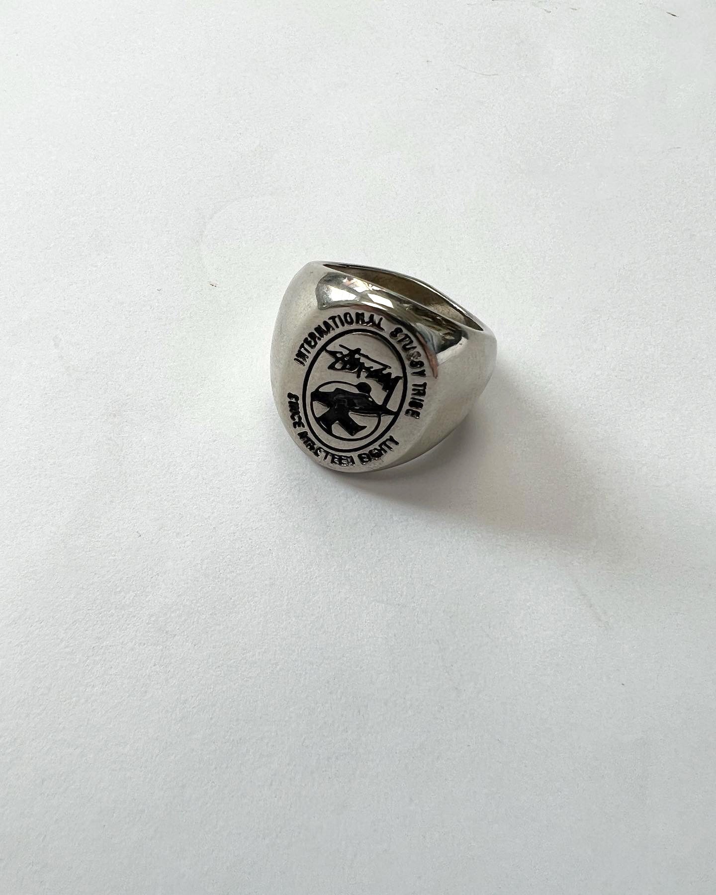 Stussy Surfs Silver Ring 00's