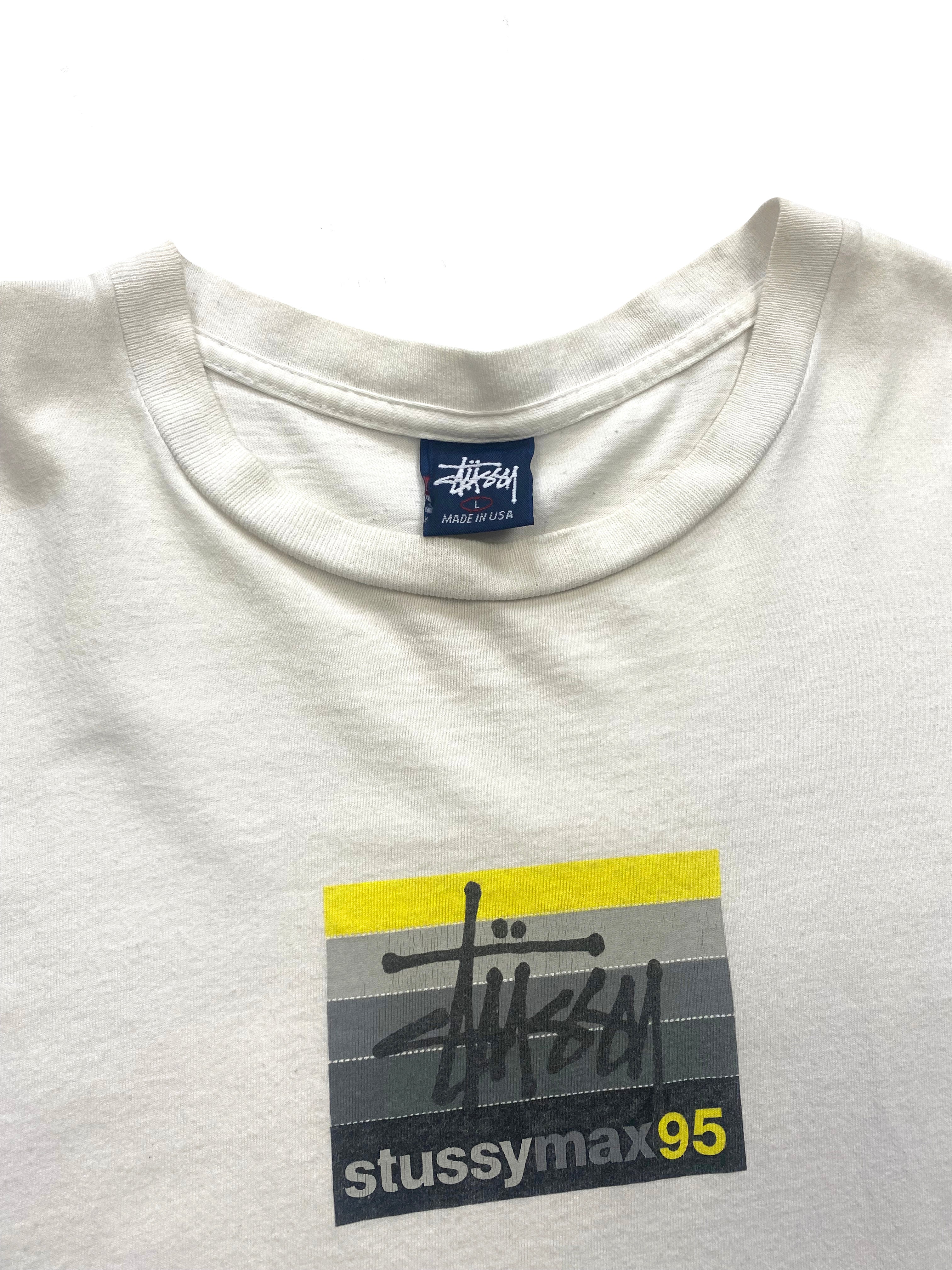 Stussy White Air Max 95 T-shirt 90's