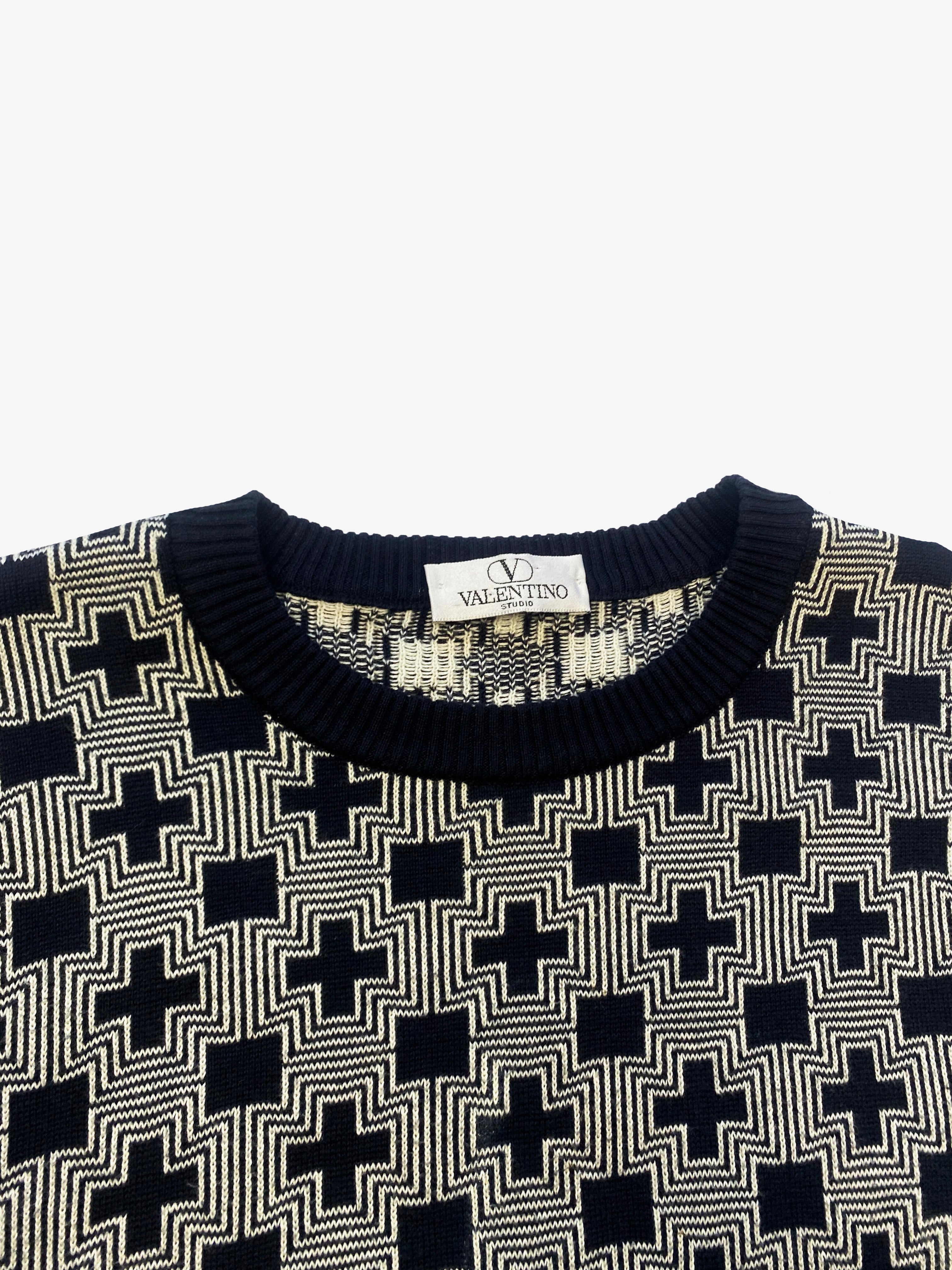 Valentino Abstract Knit Jumper