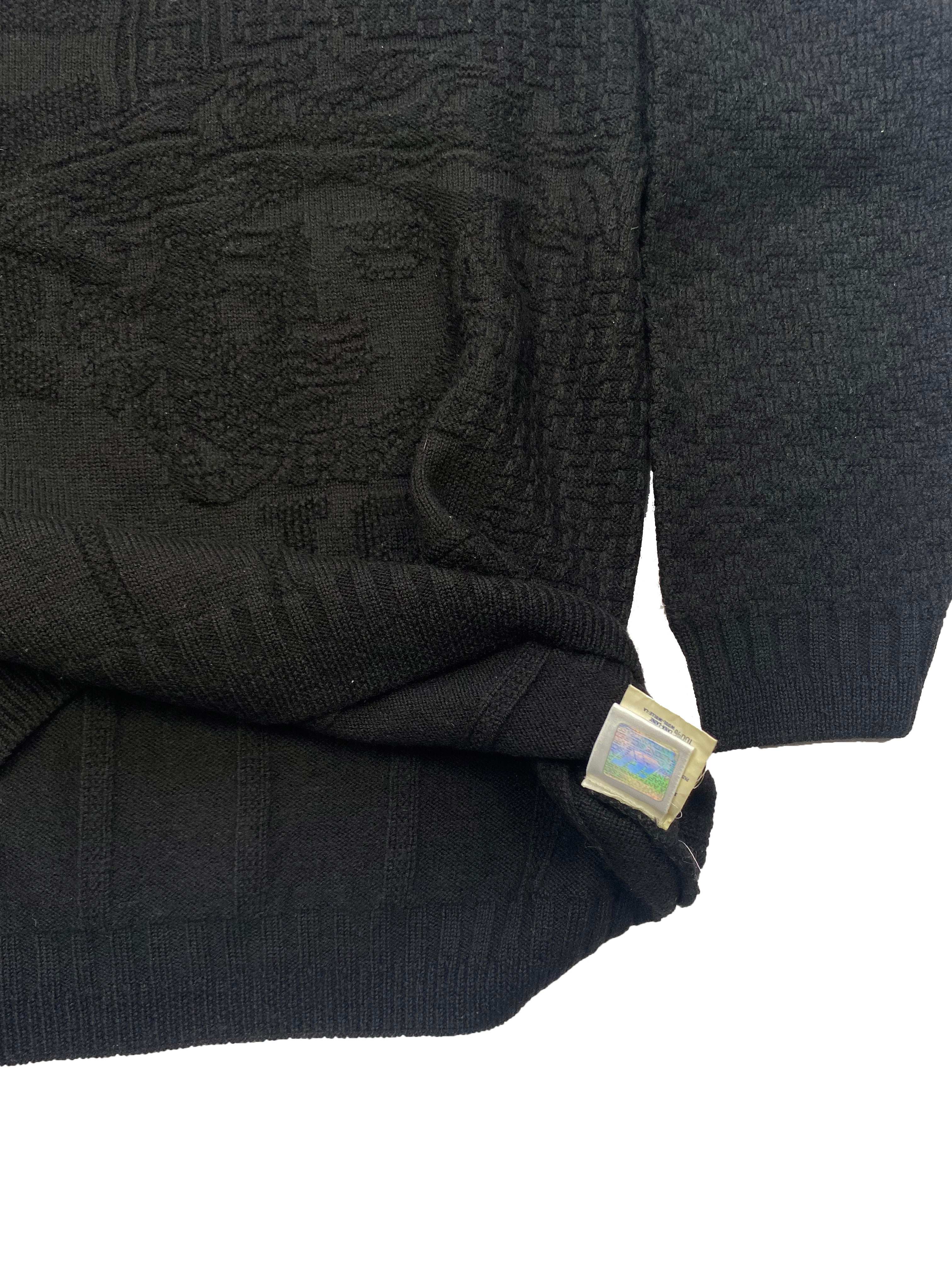 Versace Jeans Couture Medusa Spell Out Jumper 90's